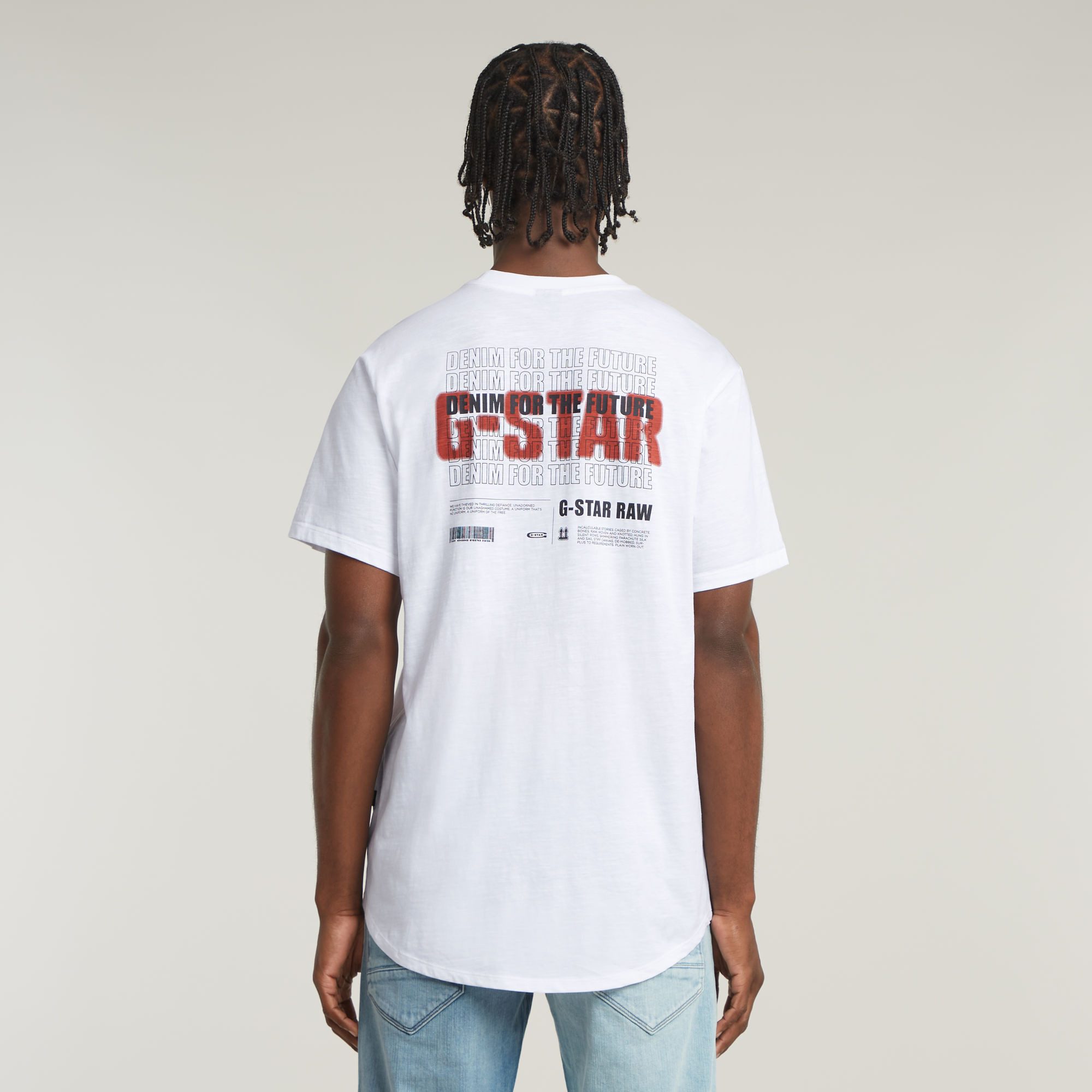G-Star RAW T-shirt Lash Back met print op de achterkant