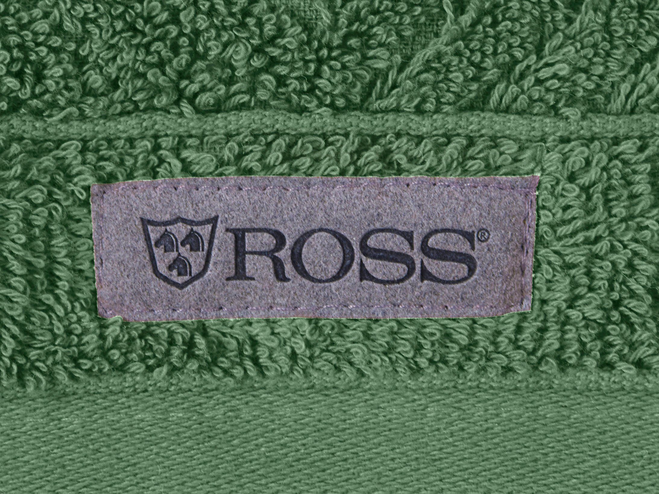 ROSS Gastendoek Smart Uni-rib met velourslabel (6-delig)