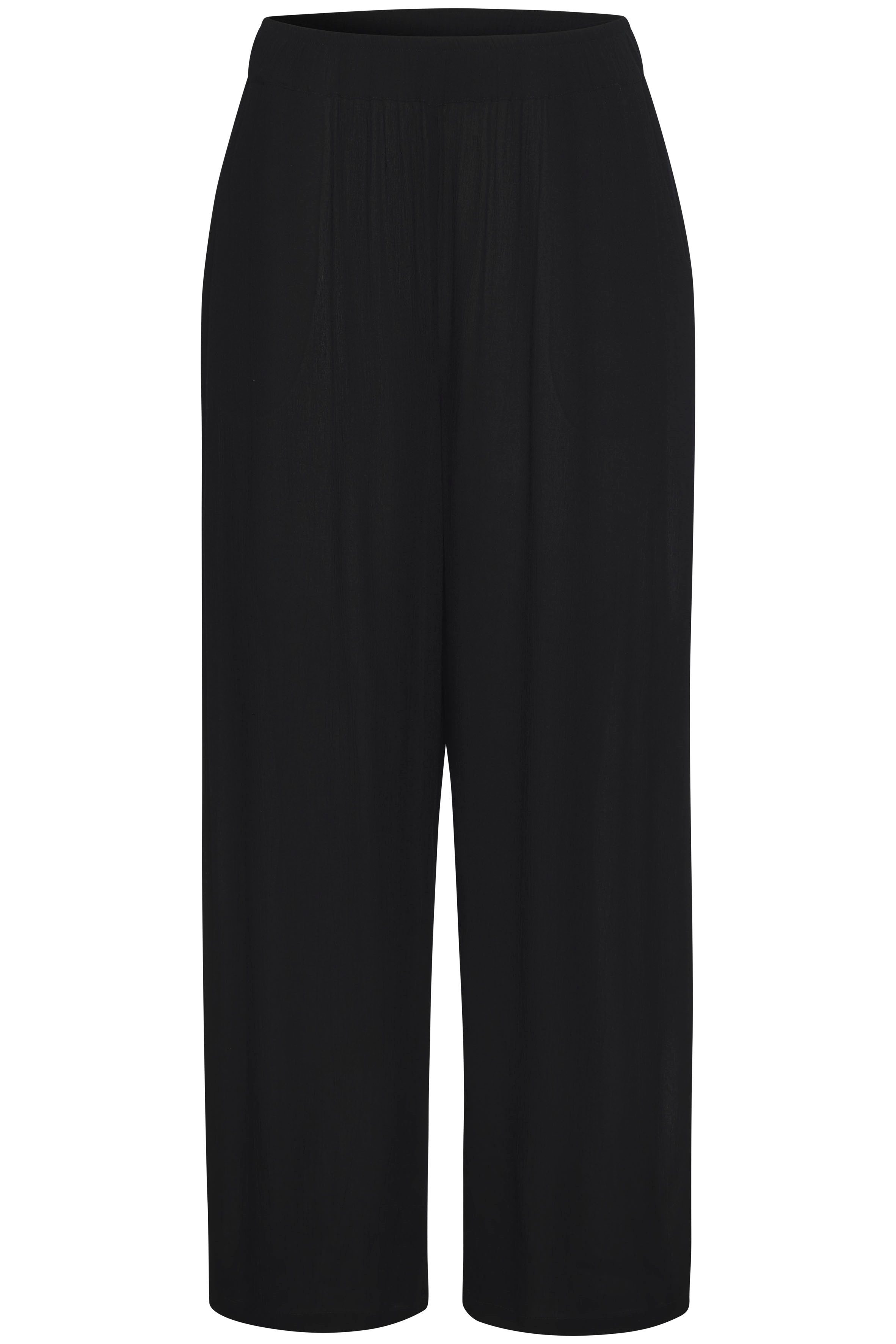 s.Oliver RED LABEL Beachwear Palazzobroek met brede elastiek en zakken, luchtige stofbroek