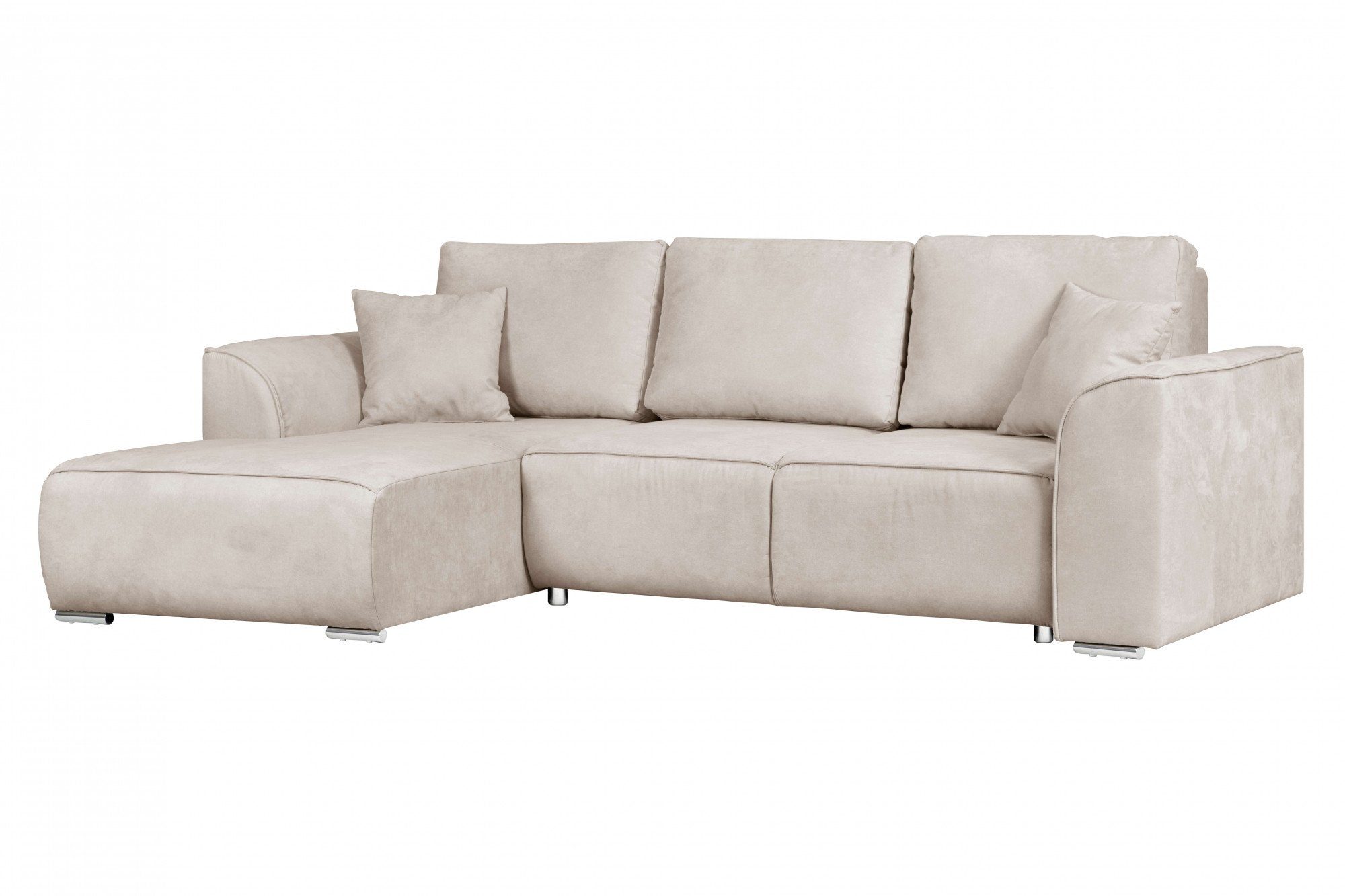 INOSIGN Hoekbank BEATRICE optionele slaapbank met bedlade, B/D/H: 265/170/86 cm