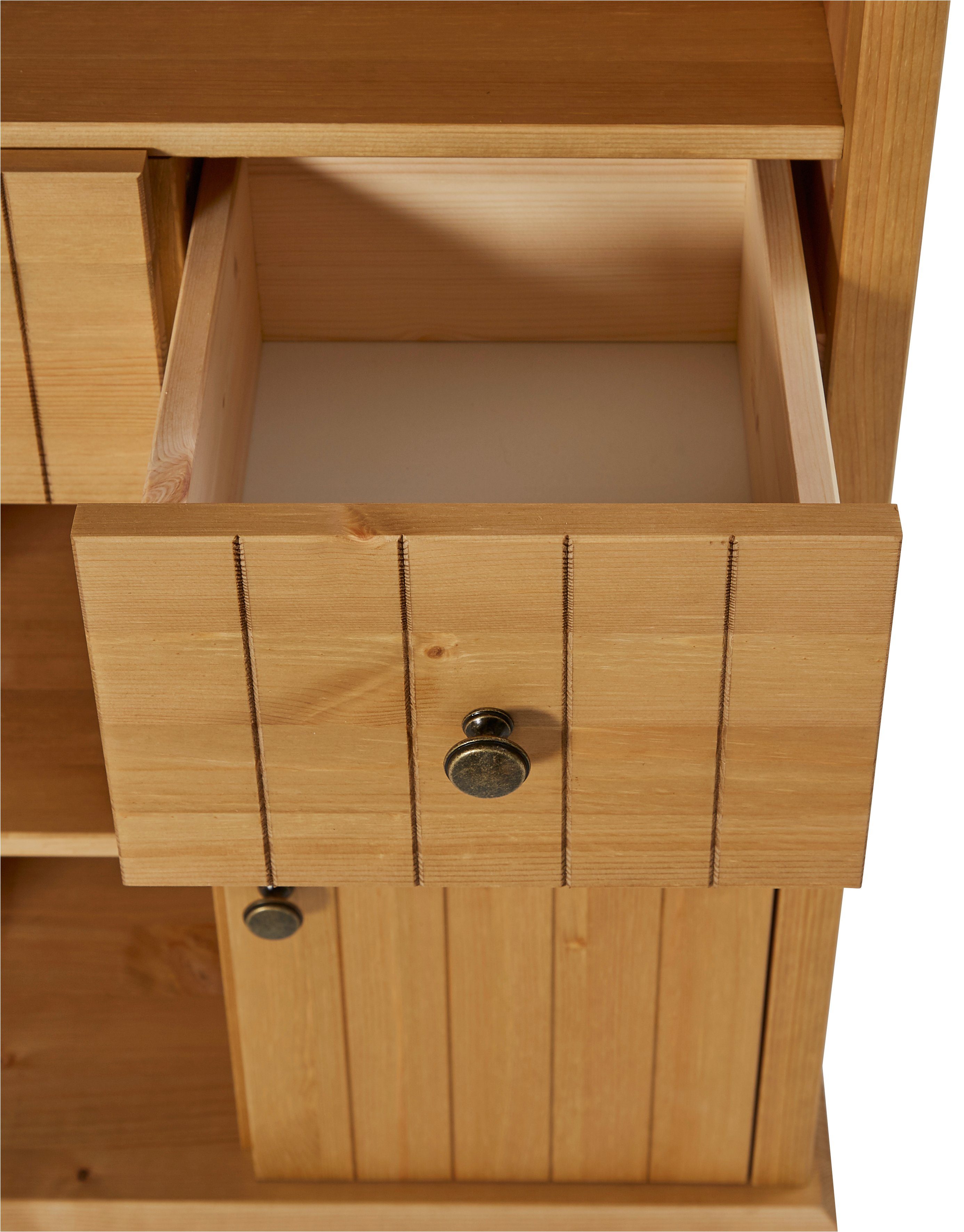 Home affaire Hoge kast Vili Breedte 60 cm, 2 laden, 3 deuren