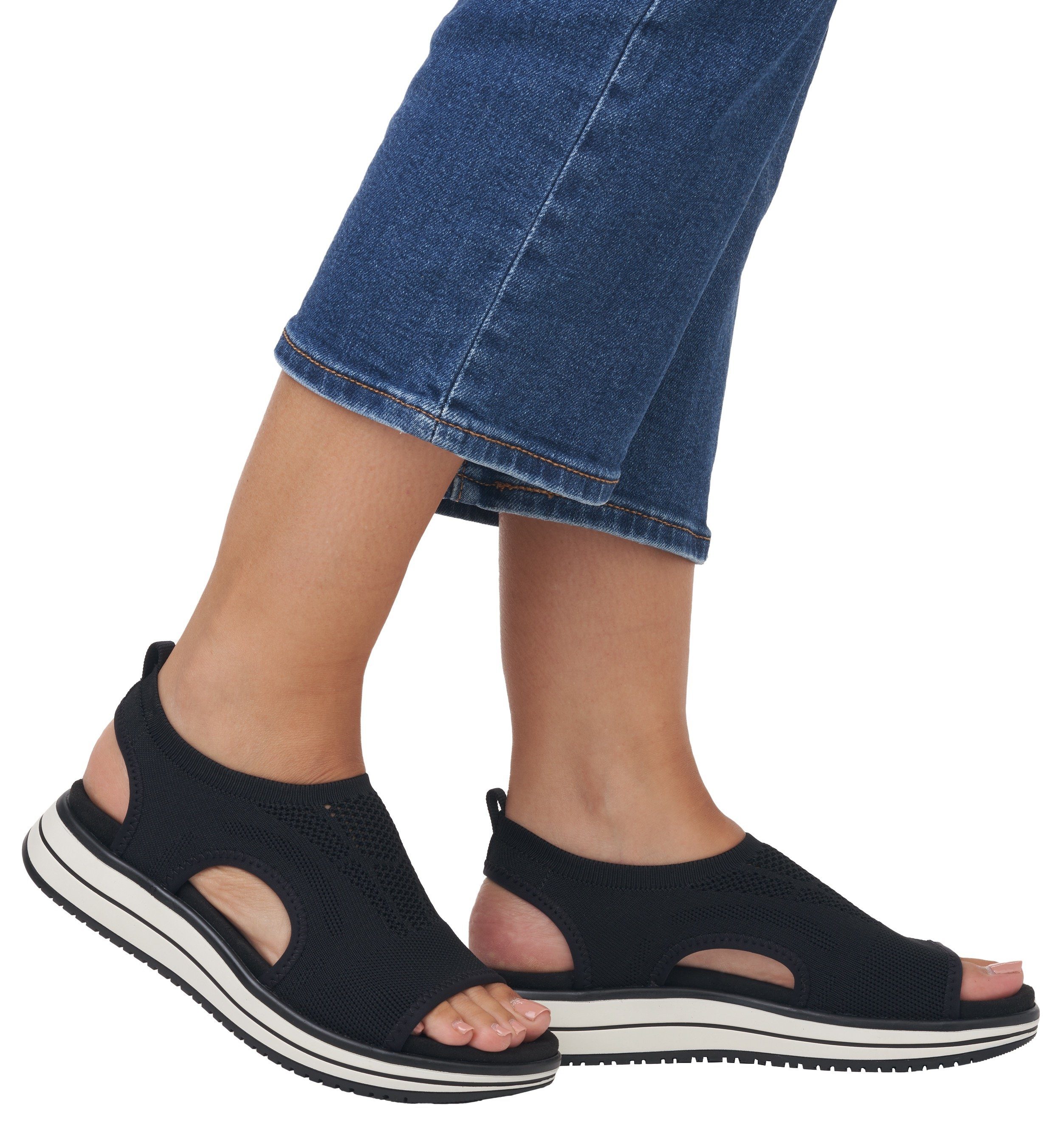 Remonte Sandalen , zomerschoen, sandaal, sleehak, met open hiel