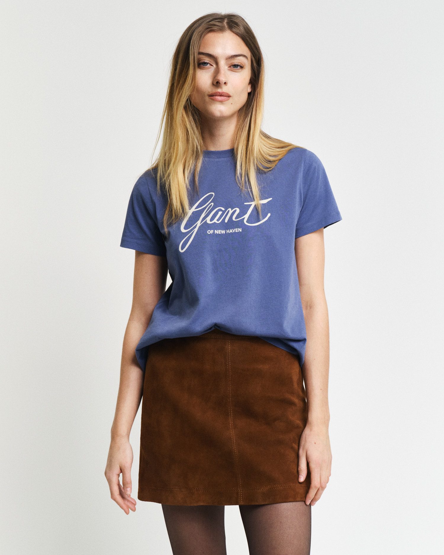 Gant T-shirt REG SCRIPT T-SHIRT Grafische -print op borsthoogte