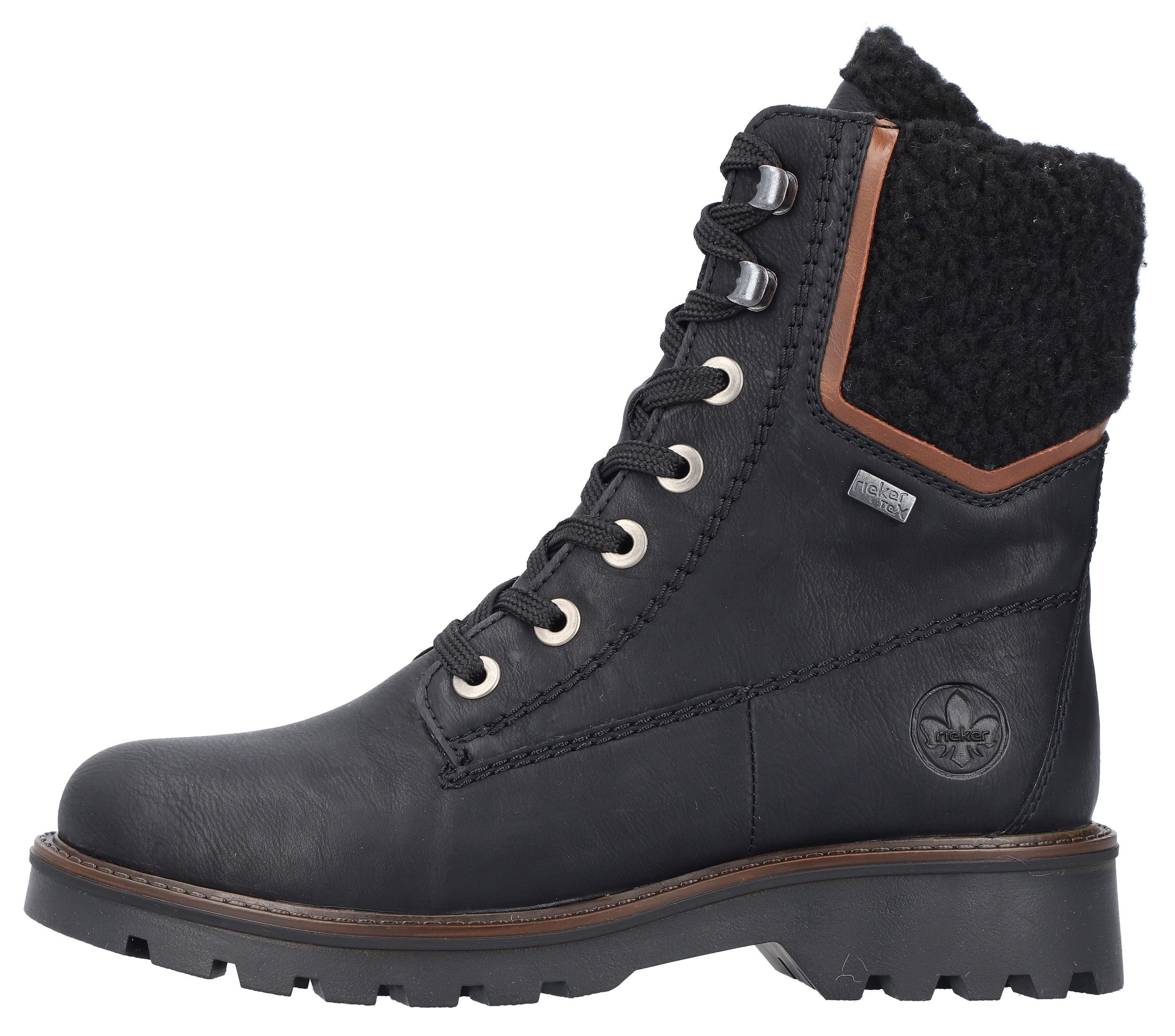 Rieker Winterlaarsjes , veterschoenen, winterlaarzen met waterafstotende riekertex-membraan