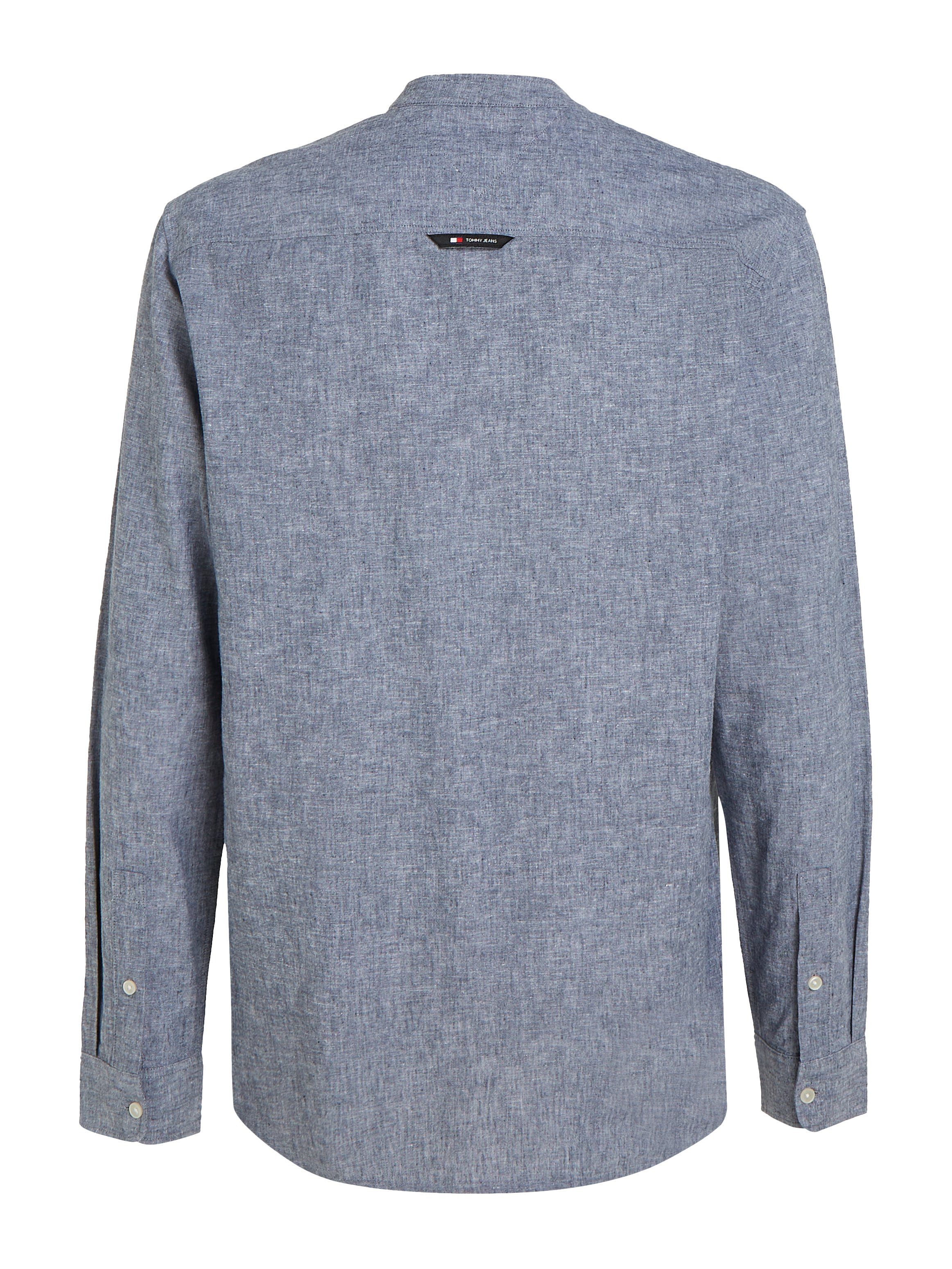 TOMMY JEANS Overhemd met lange mouwen TJM REG MAO LINEN BLEND SHIRT