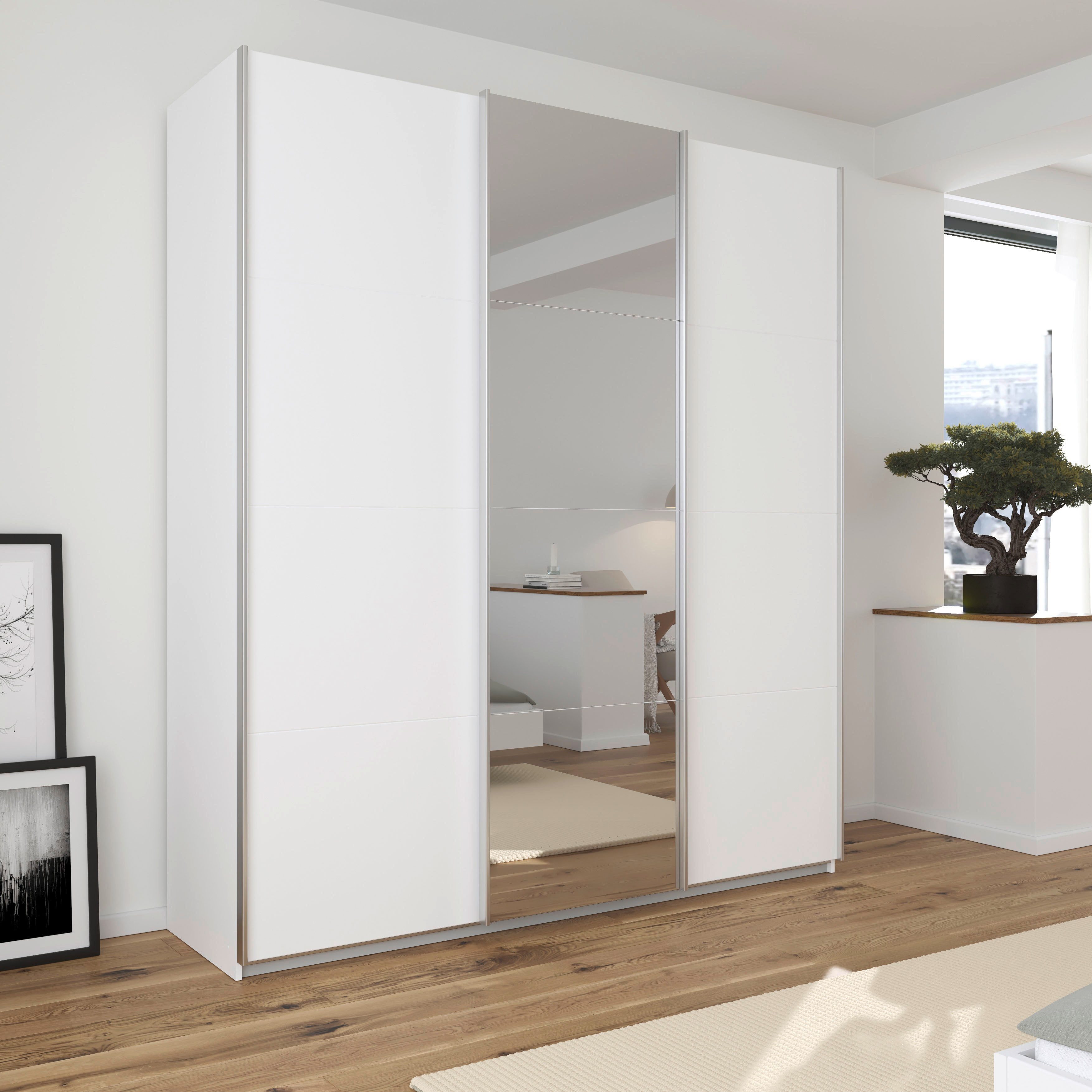 rauch Zweefdeurkast Kledingkast TOMA incl. rek inzet en extra legplanken made in germany