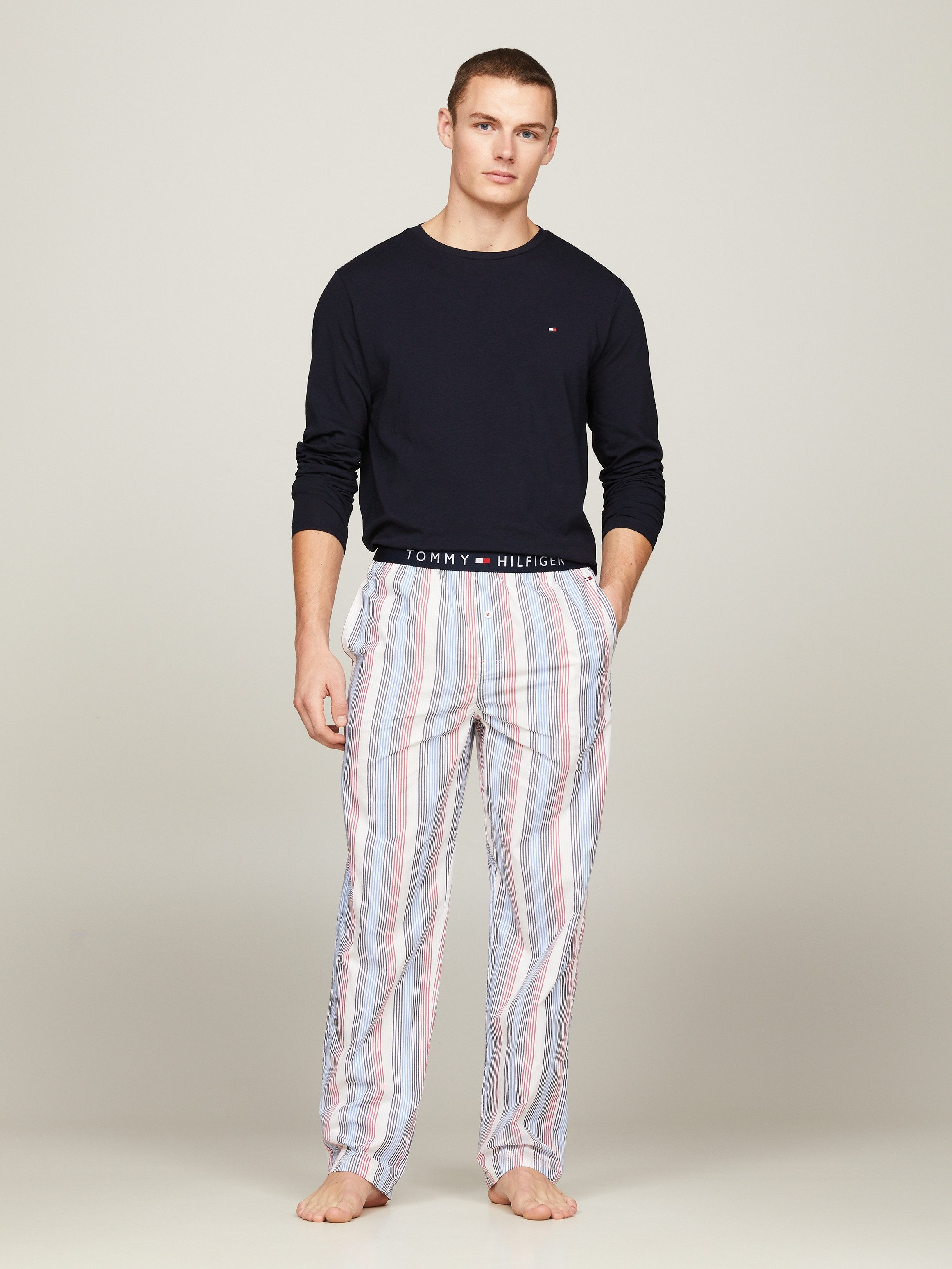 Tommy Hilfiger Underwear Pyjama LS PANT WOVEN SET PRINT (set 2-delig 2 stuks)