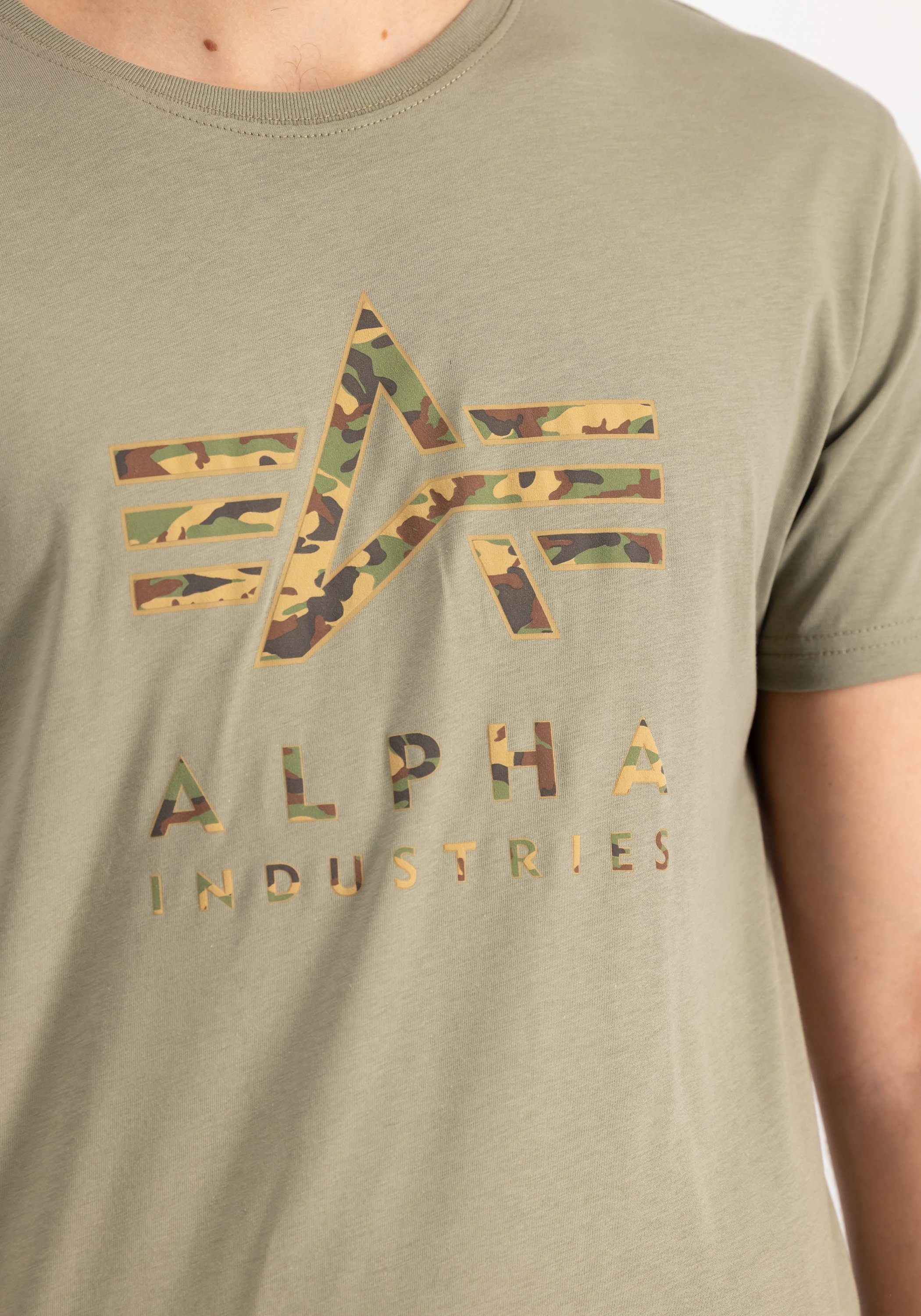 Alpha Industries T-shirt Men T-Shirts Camo PP T