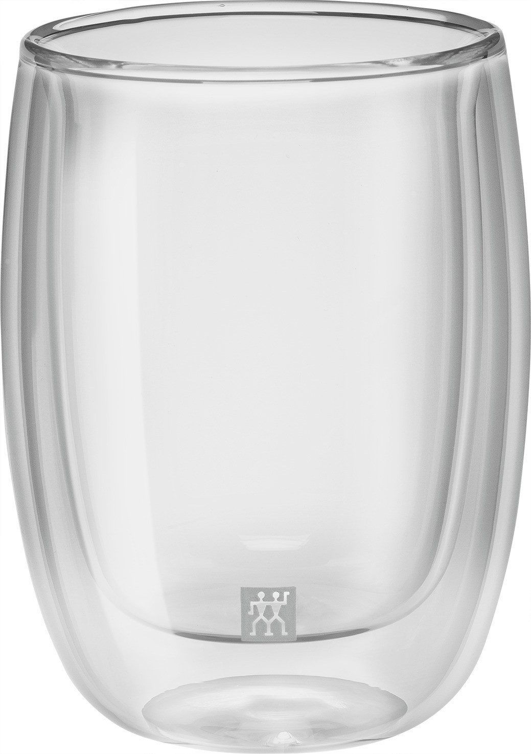 Zwilling Glazenset Koffieglas Sorrento, 2-delige set dubbelwandig, inhoud per glas 200 ml (set, 2-delig)