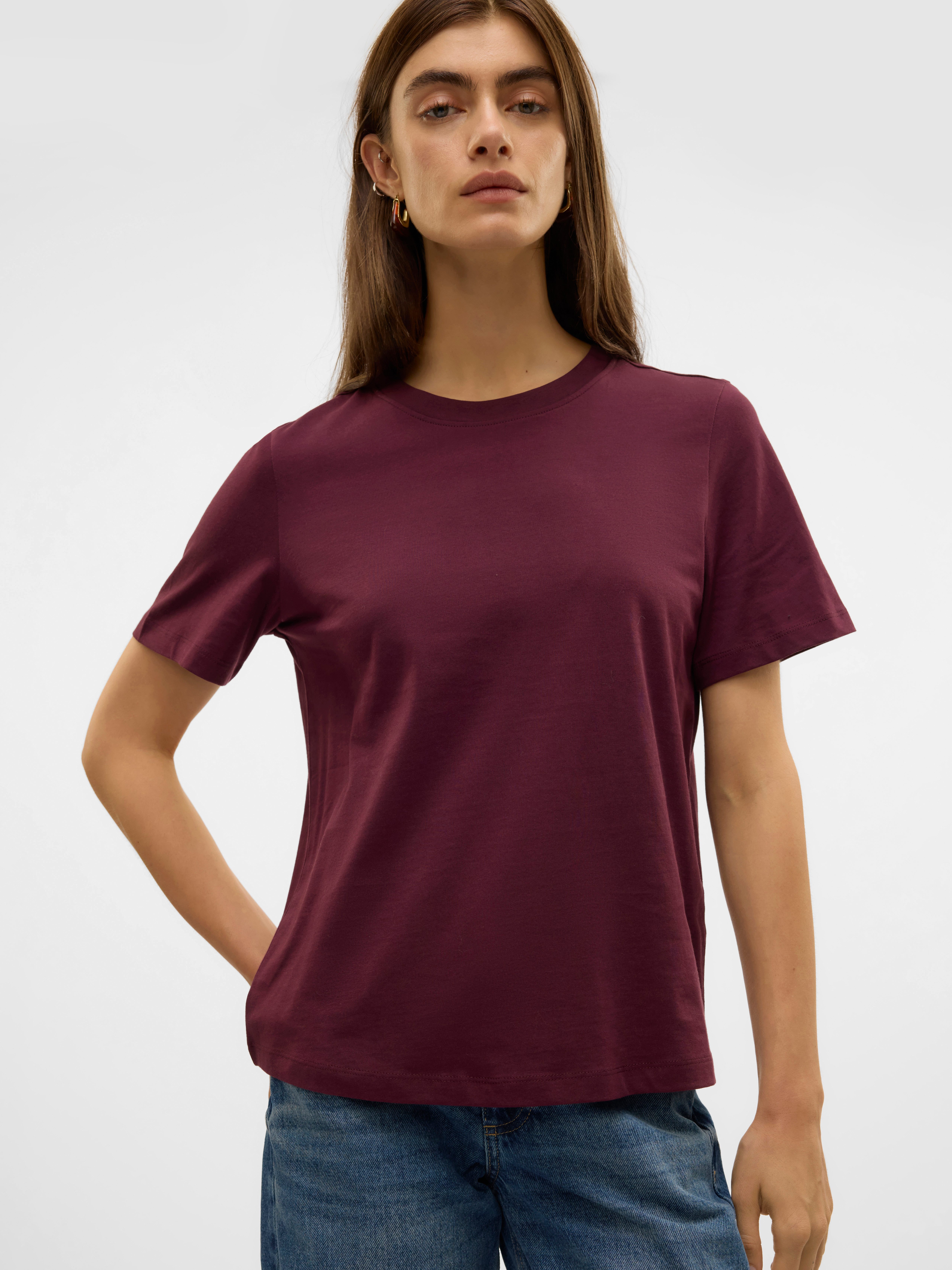 Vero Moda Shirt met korte mouwen VMPAULINA SS T-SHIRT GA JRS NOOS