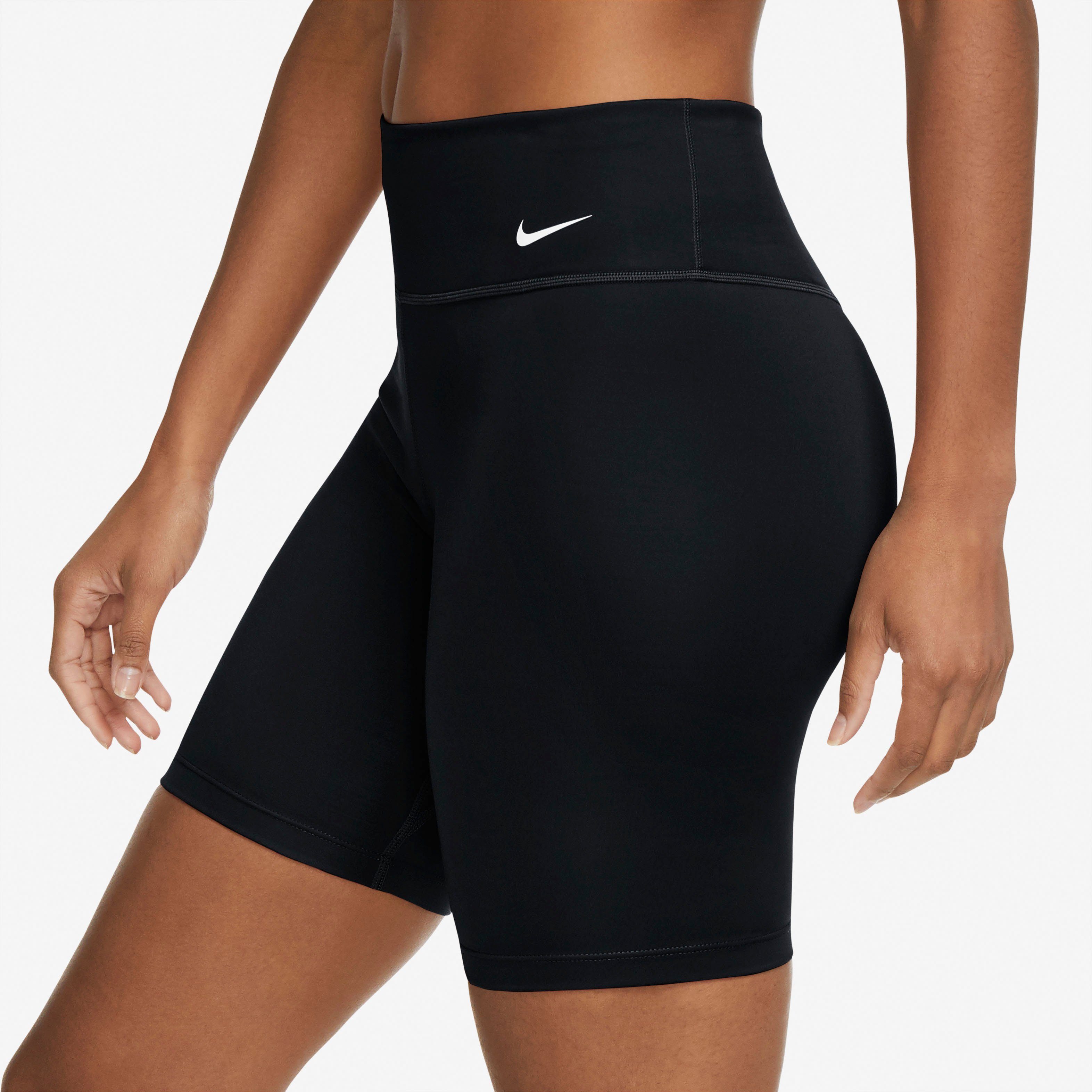 nike one mid rise shorts