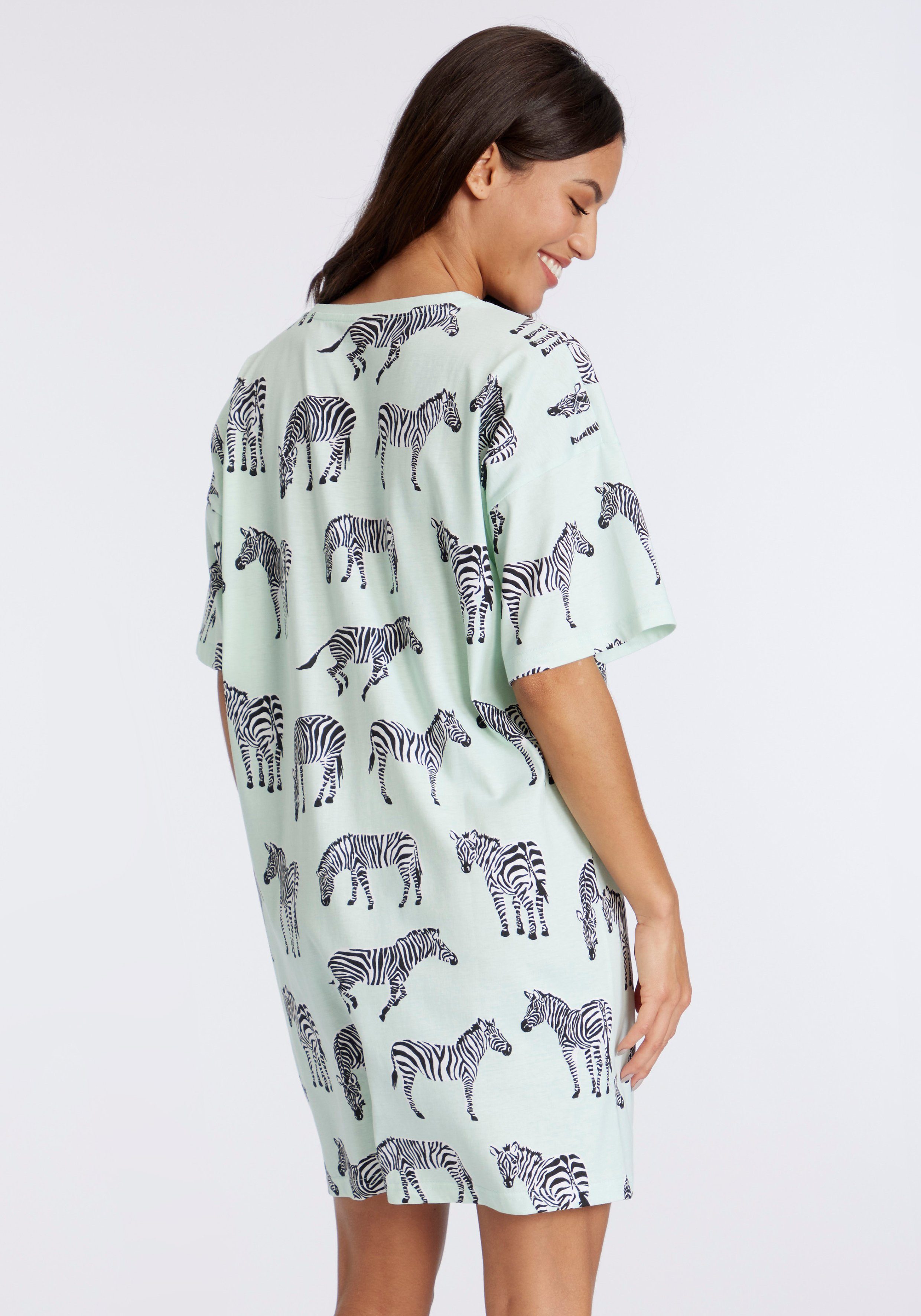 Vivance Dreams Nachthemd mt animal alloverprint