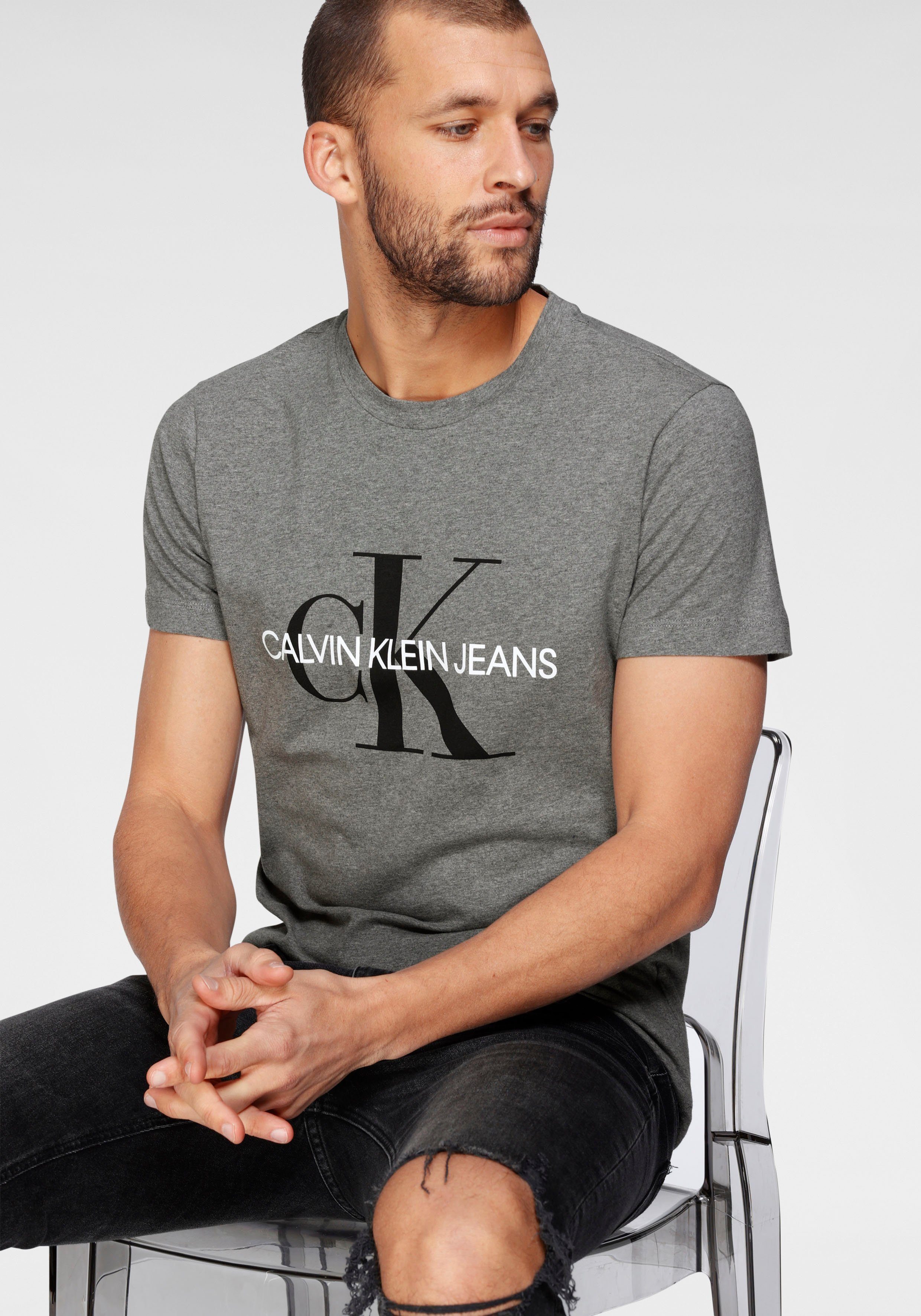 Calvin Klein T-shirt ICONIC MONOGRAM SLIM TEE
