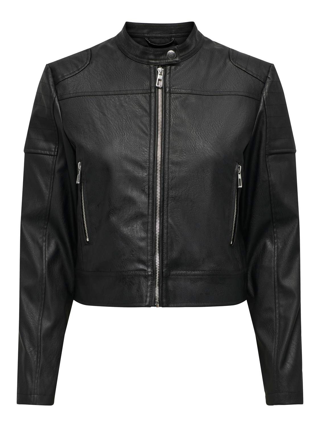 Only Imitatieleren jack ONLAMIA FAUX LEATHER MOTO JACKET CC OTW