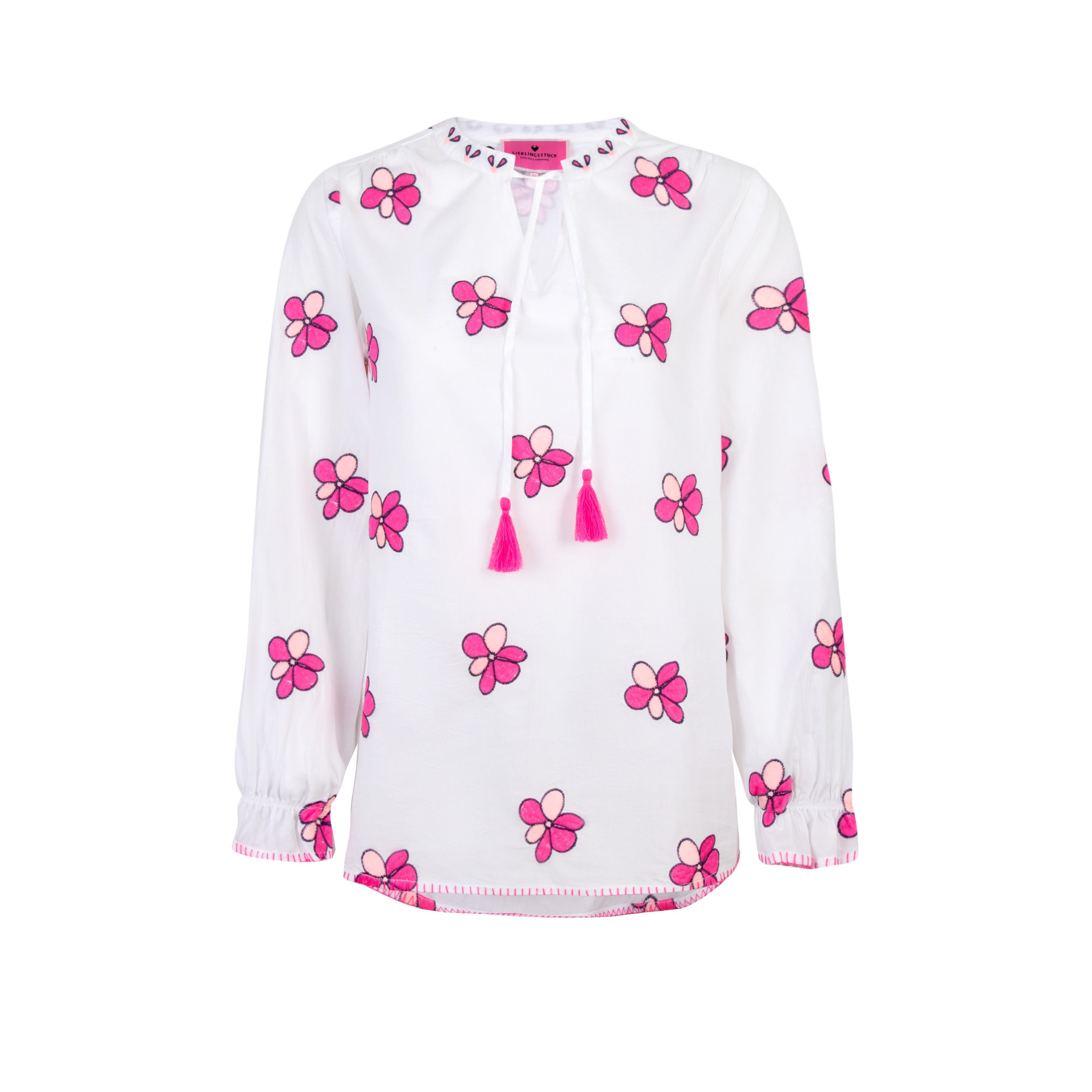 Lieblingsstück Blouse zonder sluiting RianaL met gebloemde all-over print