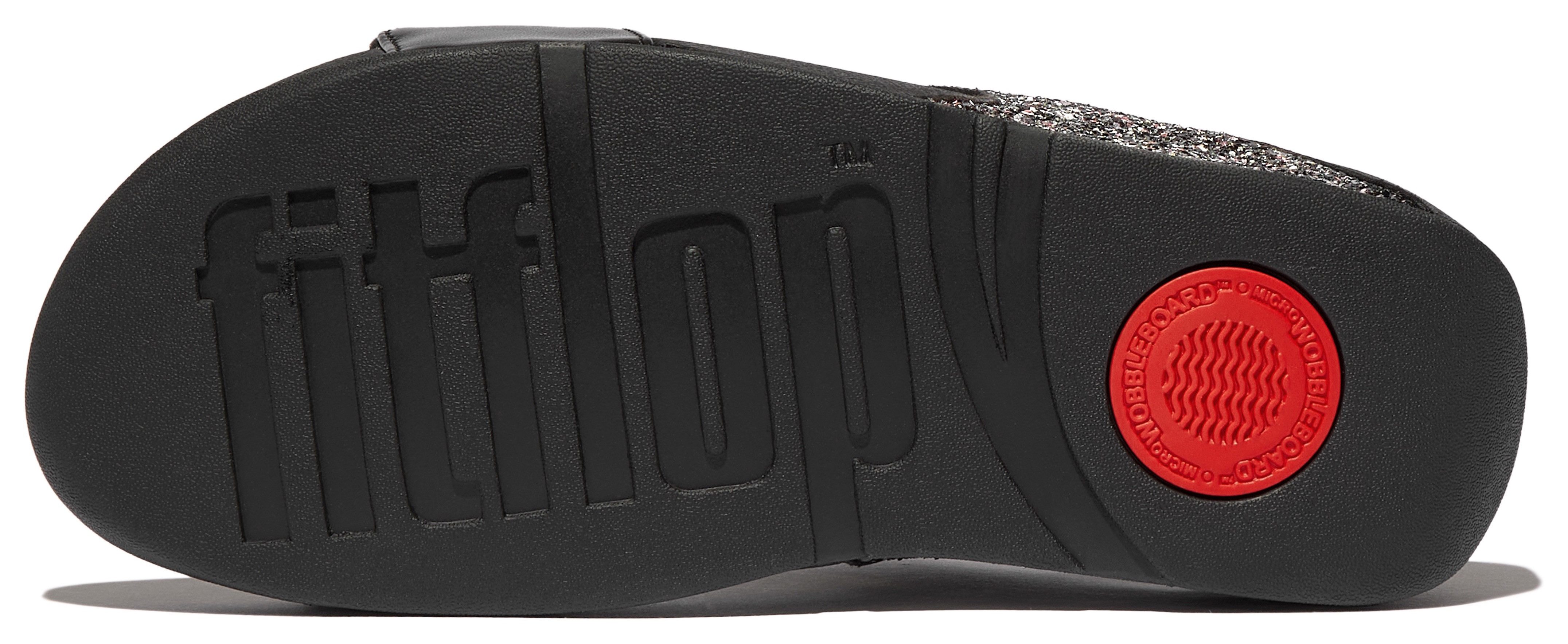 Fitflop Sandalen LULU , wedge sandaal, zomerschoen met glitter