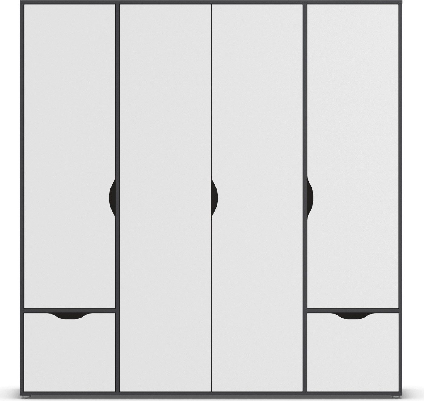 rauch Draaideurkast Kledingkast Kast Garderobe Wasmand NARAI met Laden Greefaansluitingen voor een greeploze look TOPSELLER MADE IN GERMANY
