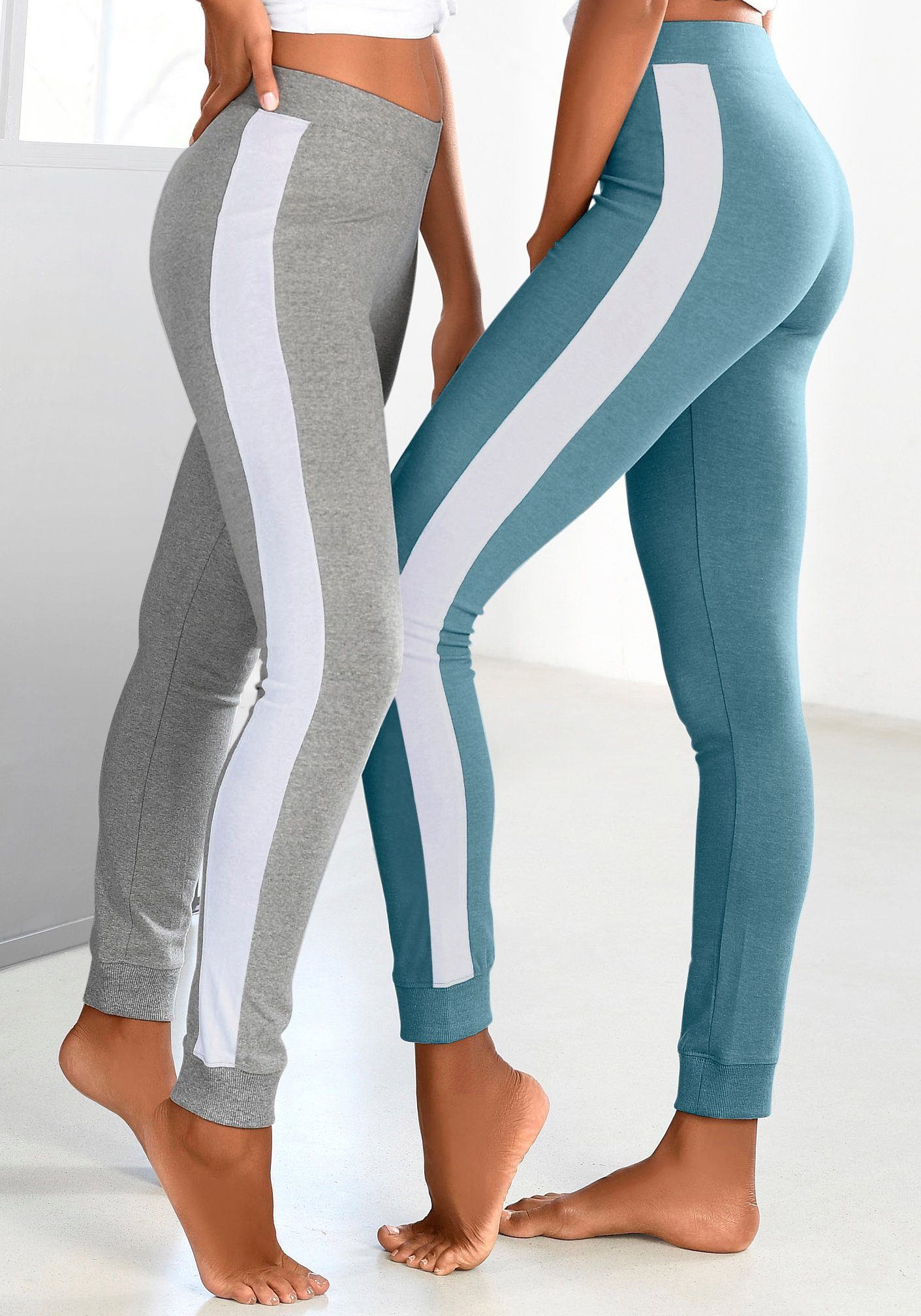 Arizona Legging met brede strepen (Set van 2)