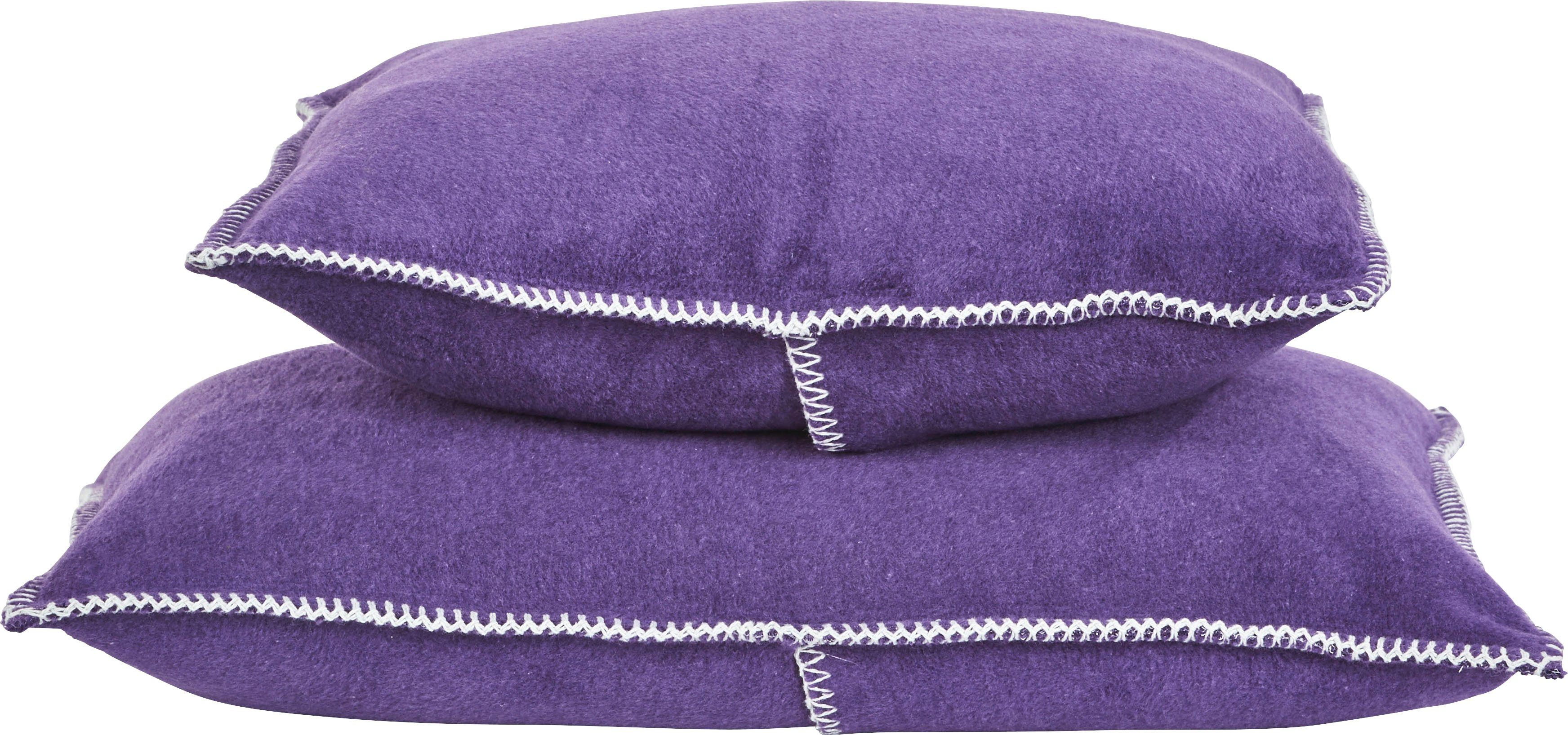 done.® Sierkussen COZY unikleur, hotelsluiting, kussenovertrek zonder vulling(1 stuk)
