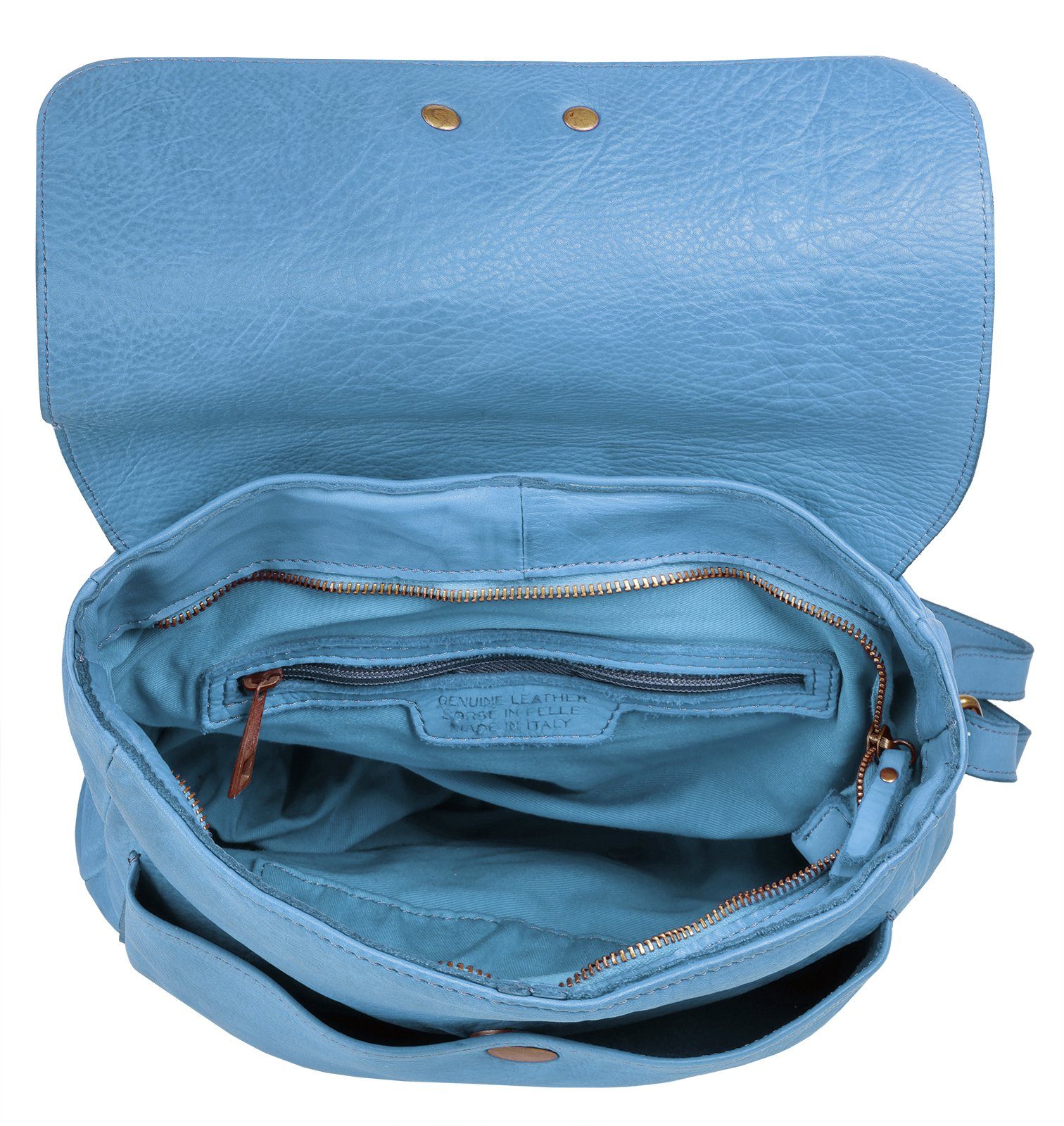 Samantha Look Rugzak echt leer, made in italy