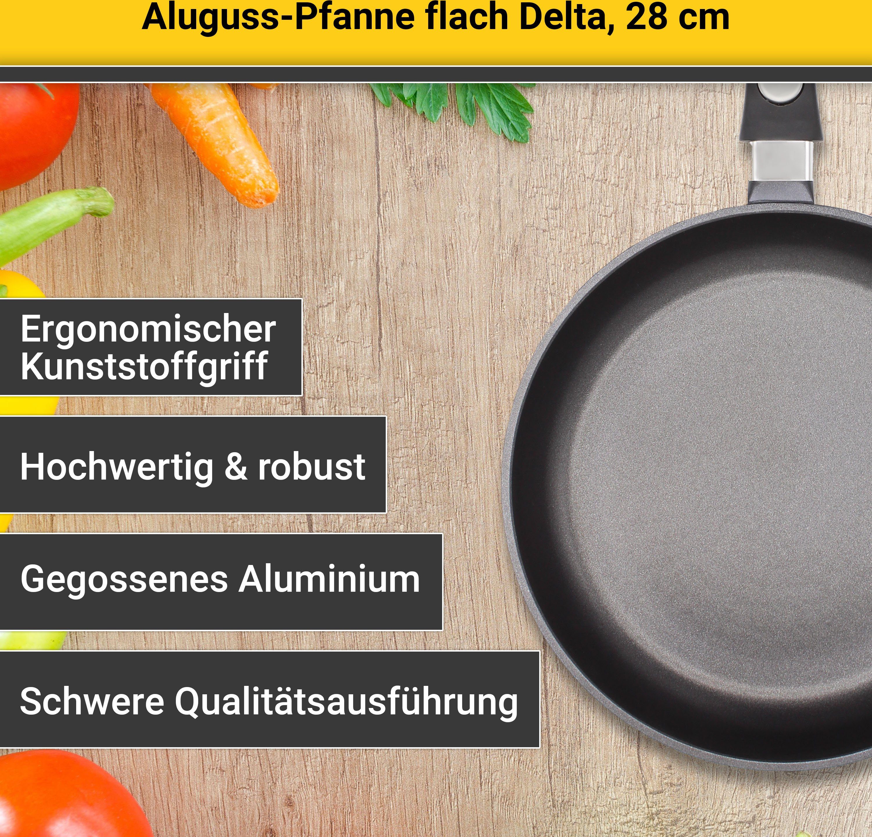 Krüger Koekenpan Gietaluminium koekenpan plat delta (1-delig)