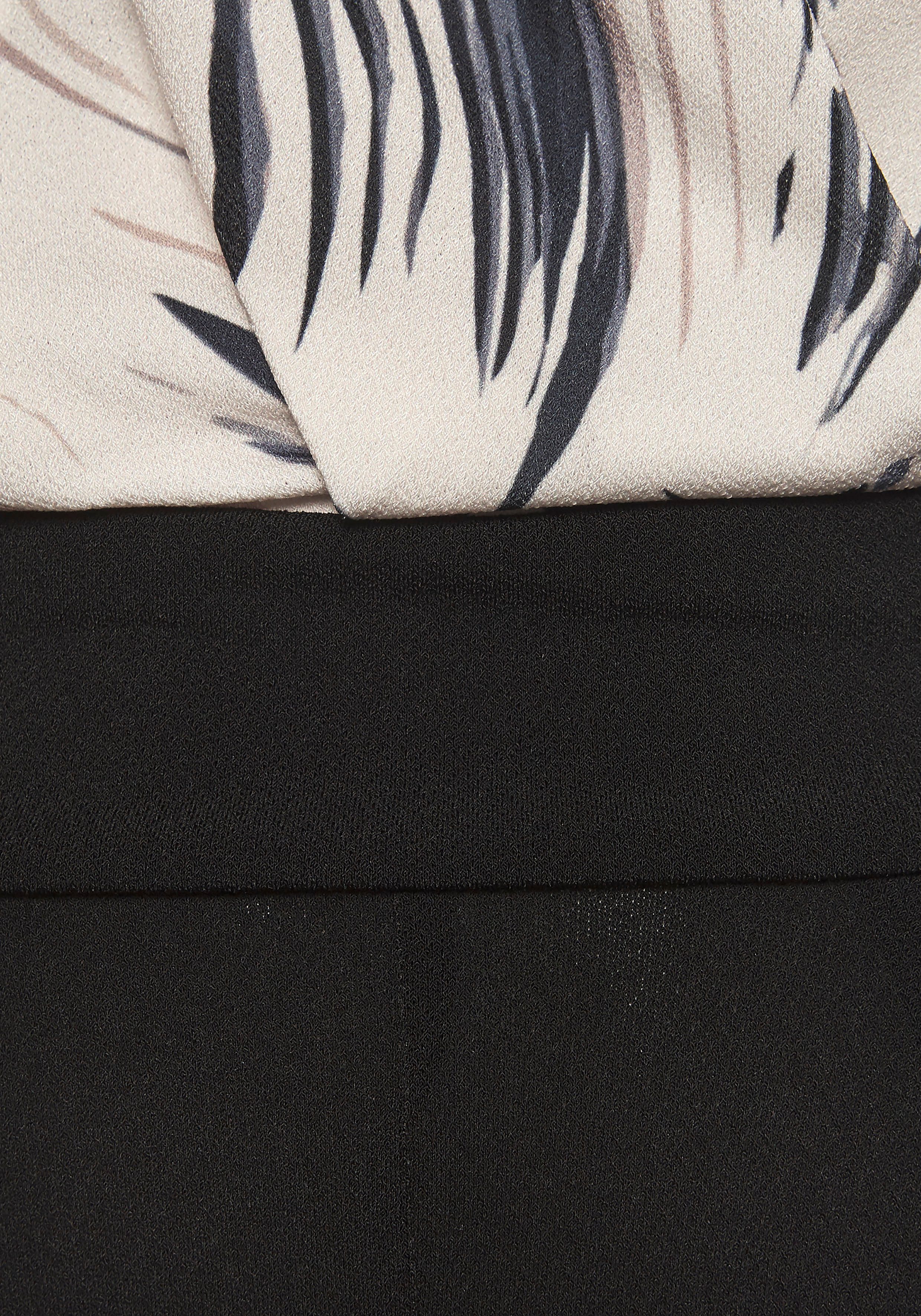 Lascana Jumpsuit met bedrukt bovenstuk elegante jumpsuit business-look feestelijk