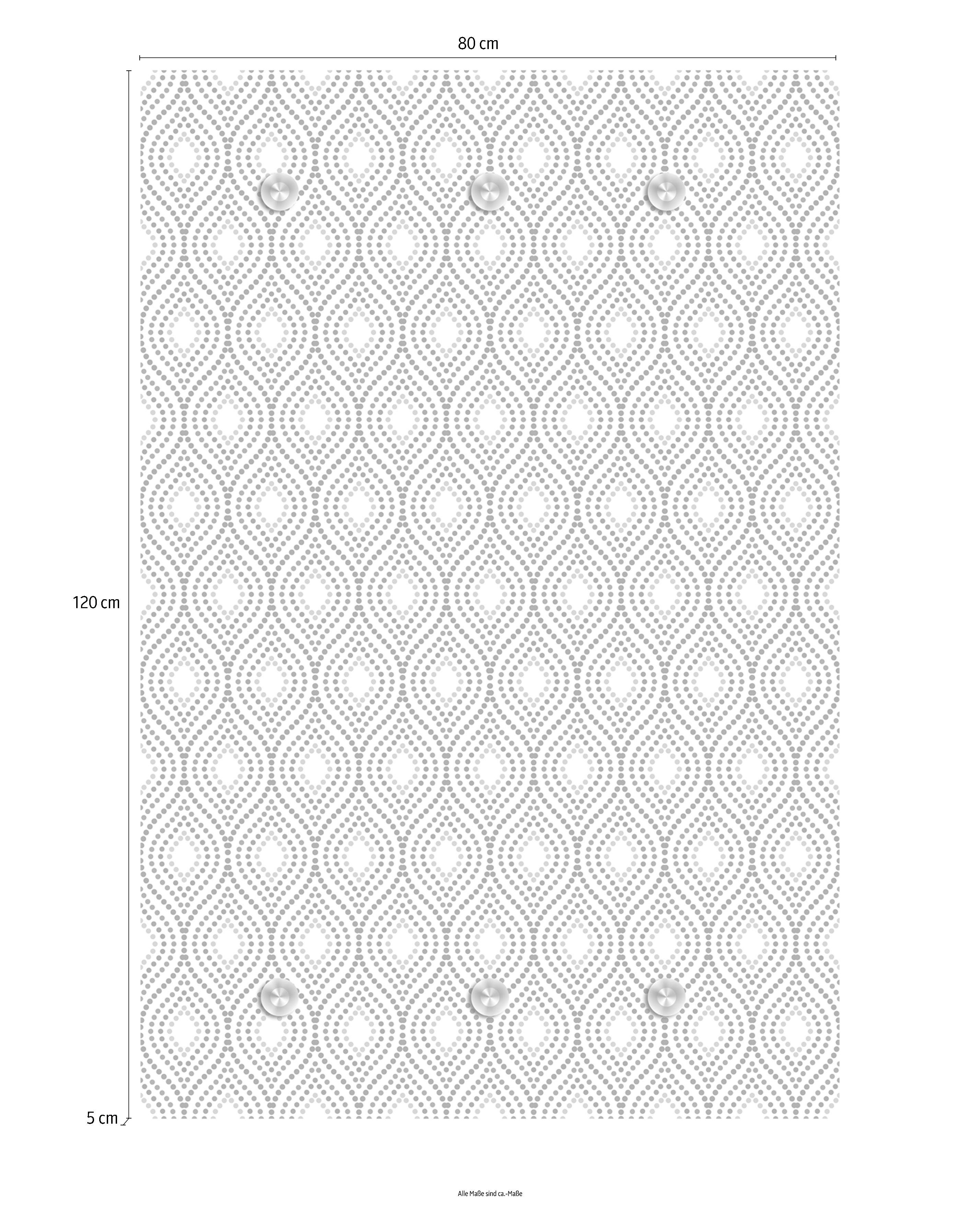 queence Kapstok Motief met 6 haken, 80 x 120 cm