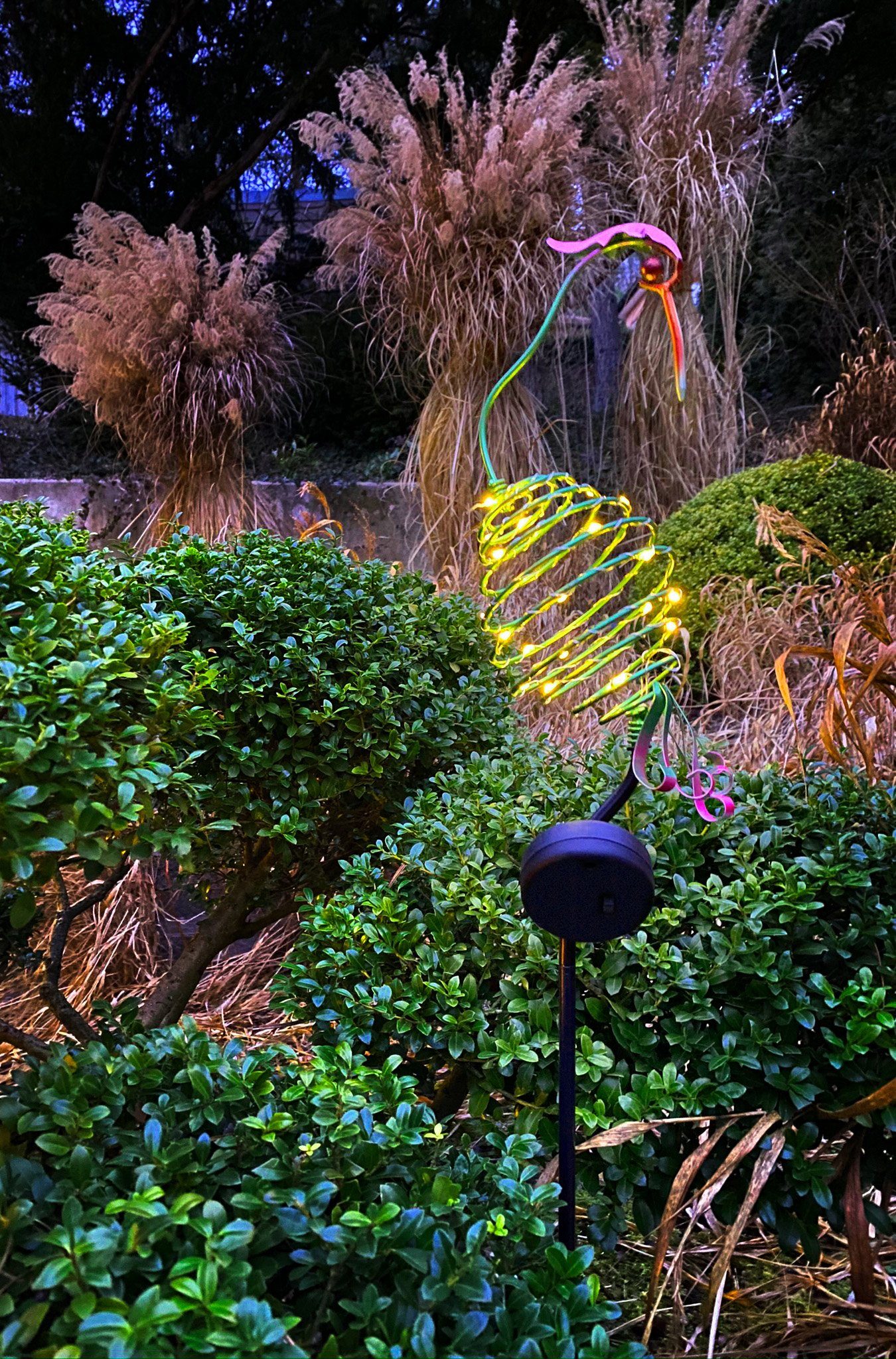 näve Led-tuinlamp Kraanvogel Led deco-figuur >>kraanvogel<<, incl. 25x leds / á 0,06W(1 stuk)