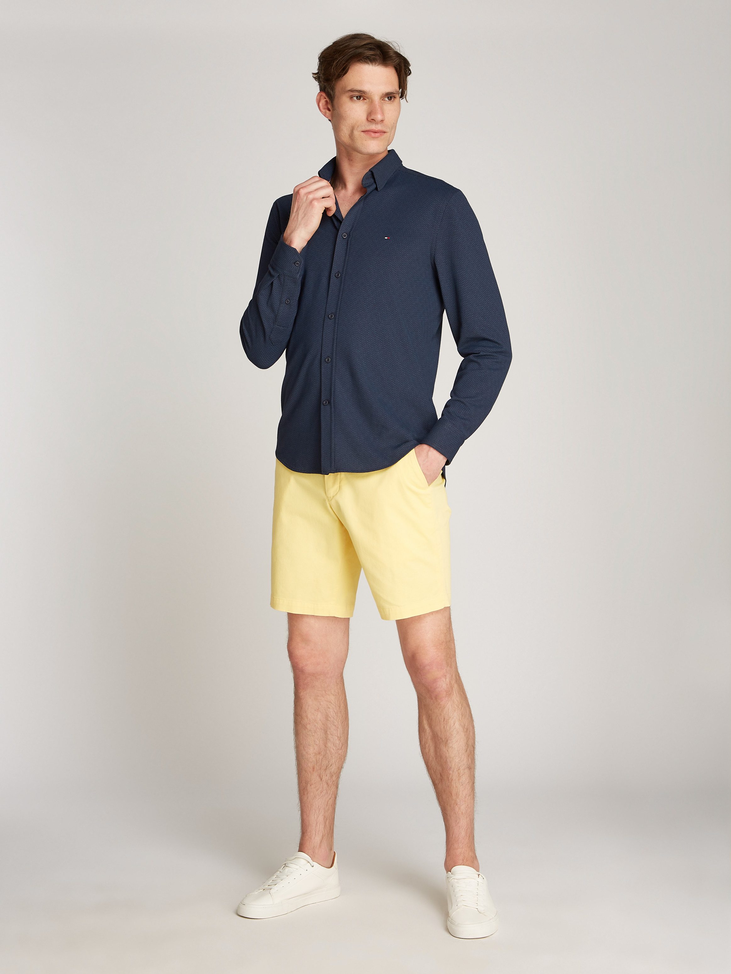 Tommy Hilfiger Businessoverhemd PERFORMANCE OXF PIQUE PRT SHIRT
