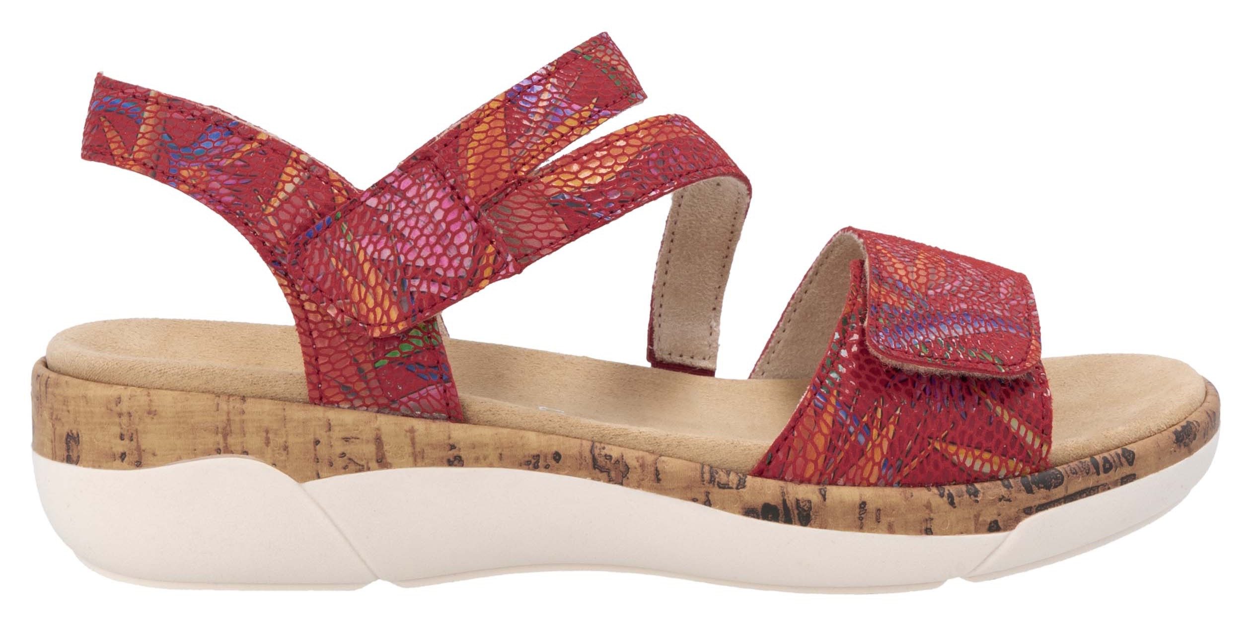 Remonte Sleehaksandaaltjes , zomer schoen, klittenbandschoen, riemchensandaal met zachte binnenzool
