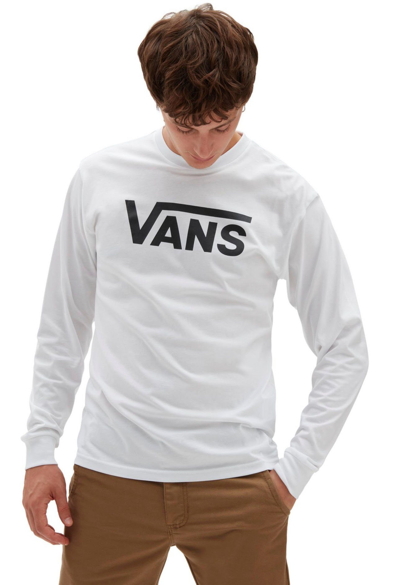 Vans Shirt met lange mouwen VANS CLASSIC LS met grote logoprint