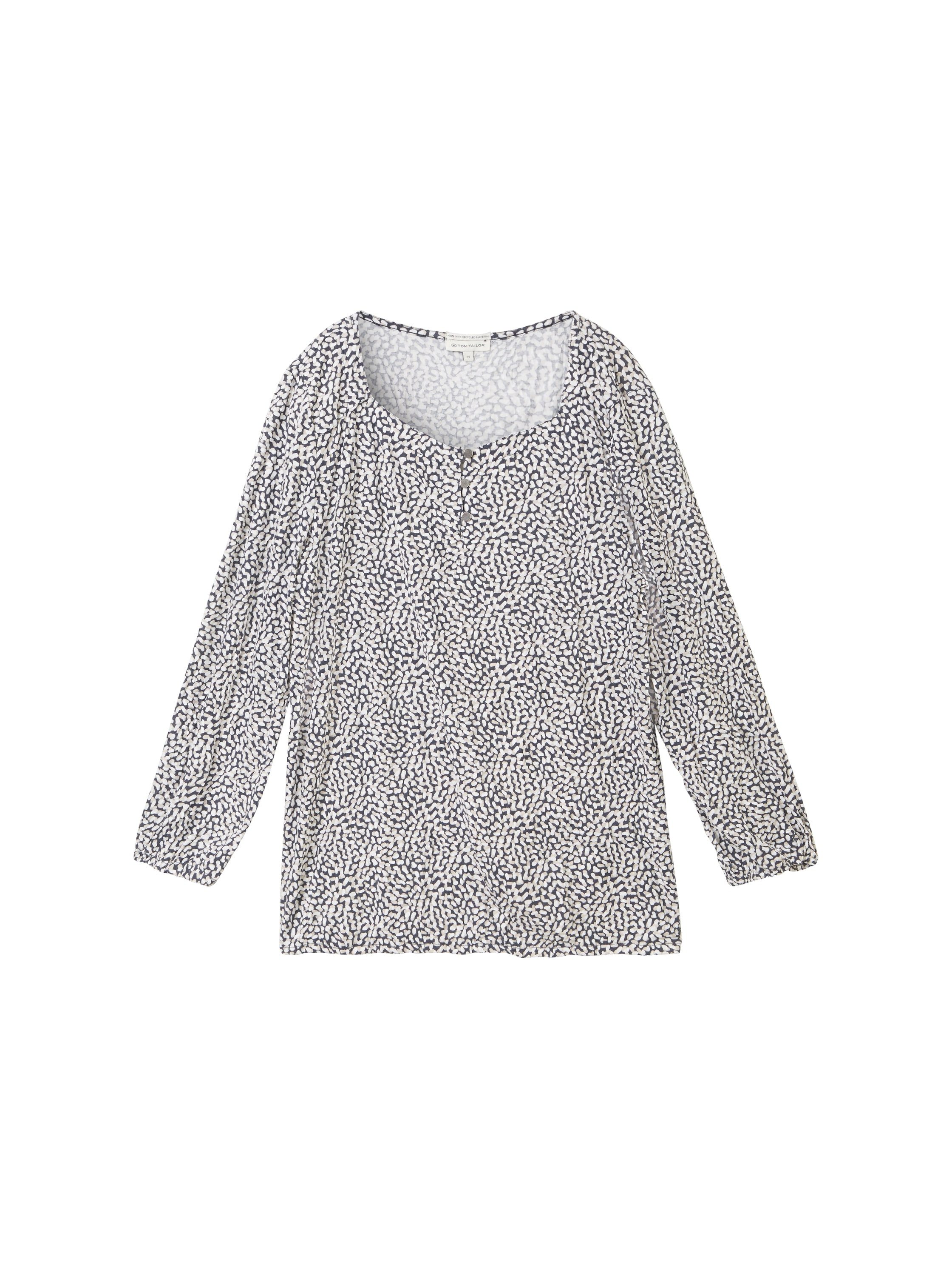 Tom Tailor Shirt met lange mouwen met print all-over