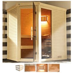 weka sauna cubilis zonder kachel beige