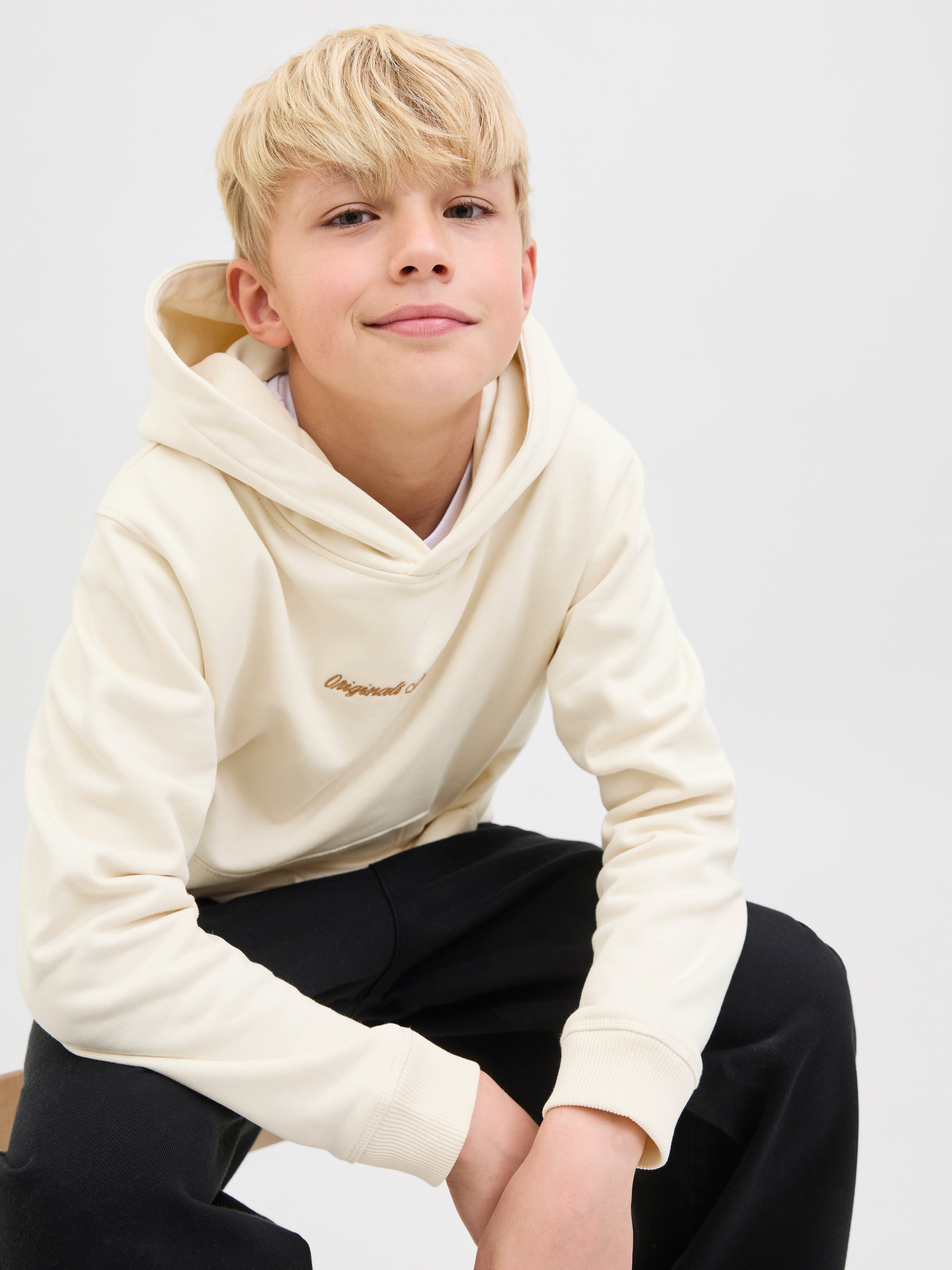 Jack & Jones Junior Hoodie JORNORREBRO EMB SWEAT HOOD NOOS JNR