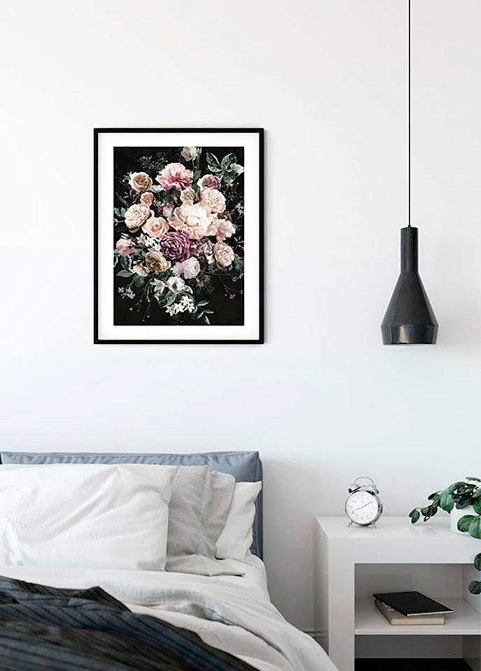 Komar Wanddecoratie Charming boeket Wanddecoratie - zonder lijst (1 stuk)