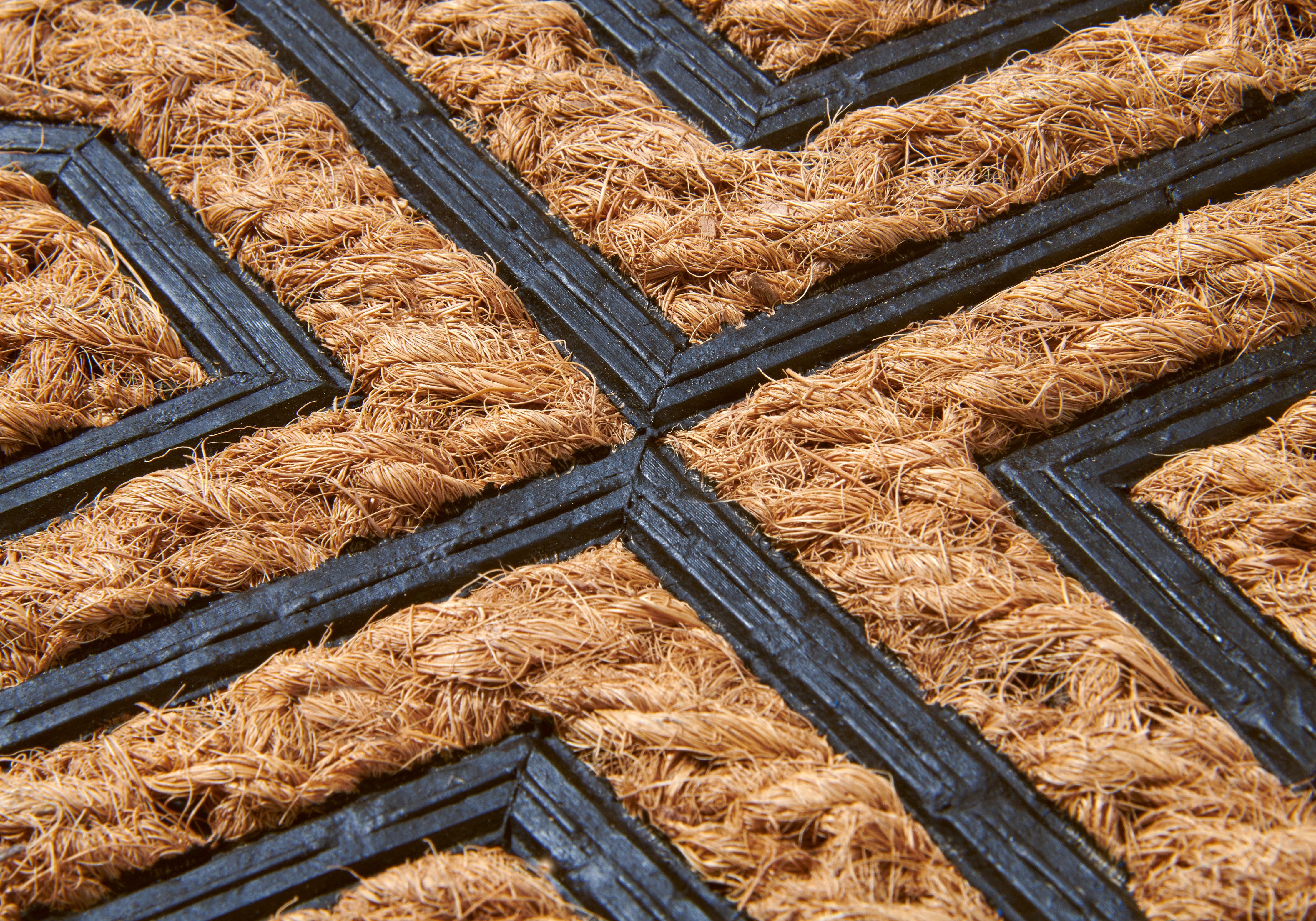 HANSE Home Mat Mix Mats Gummi Kokos Diamonds, deurmat Slijtvast, onderhoudsvriendelijk, robuust, weerbestendig, UV-bestendig