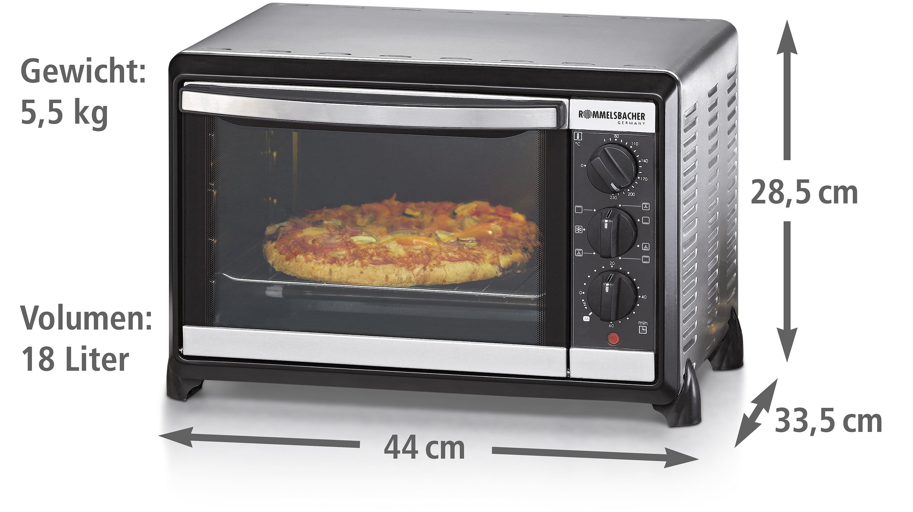 Rommelsbacher Mini-oven BG 1055/E