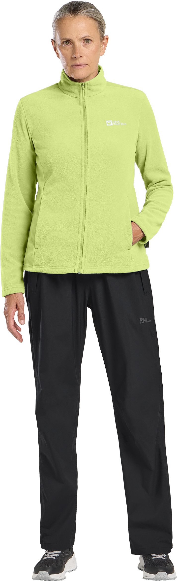 Jack Wolfskin Fleecejack Taunus lichte, rekbare, ademende midlayer