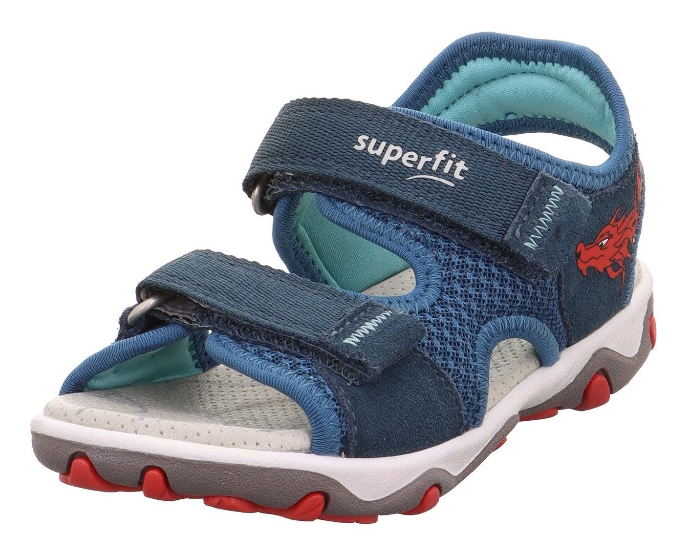 Superfit Sandalen MIKE 3.0 WMS: middel Trekking schoen met klittenband, maat sjabloon om te downloaden jongens sandalen maat 29 blauw