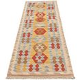 morgenland loper kelim maimene medaillon 214 x 63 cm omkeerbaar tapijt multicolor