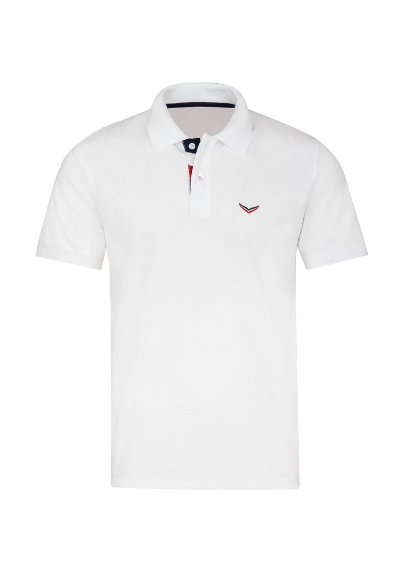 Trigema Poloshirt TRIGEMA poloshirt met maritieme details (1-delig)