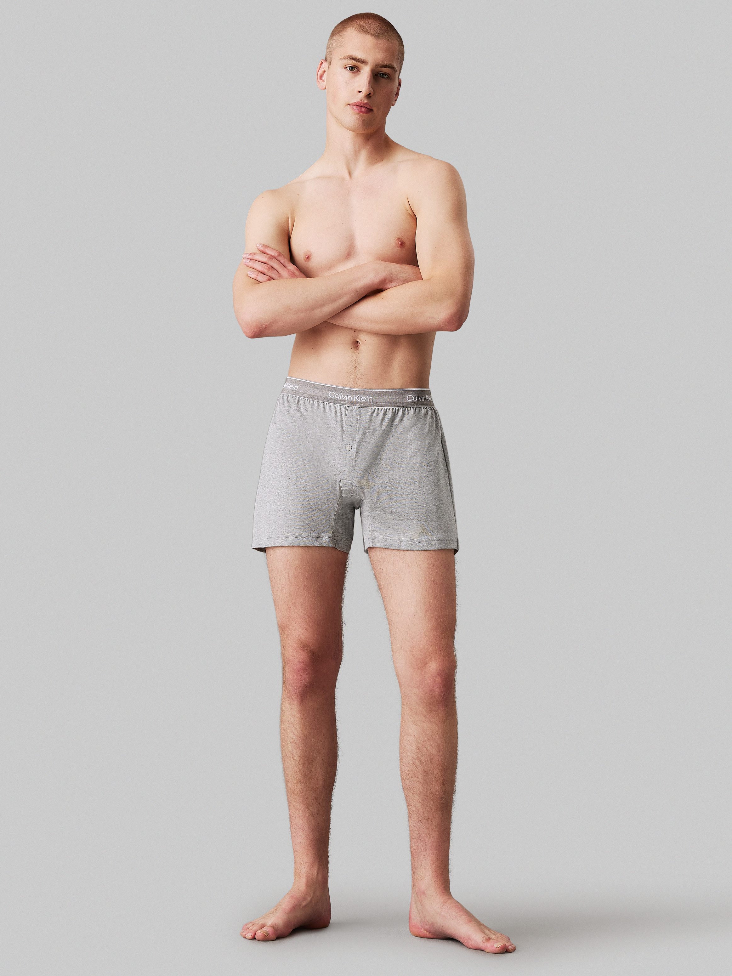 Calvin Klein Boxershort BOXER TRAD 3PK met logo-elastische tailleband (3 stuks) (Set van 3)