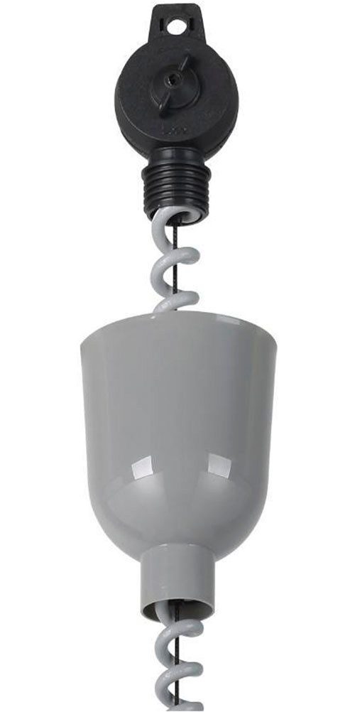 EGLO Hanglamp LORD 2 hanglamp, grijs, matglas in wit, in hoogte verstelbaar Hanglamp, spiraalsnoer, in hoogte verstelbaar, keukenlamp, E27, Ø 36 cm (1 stuk)