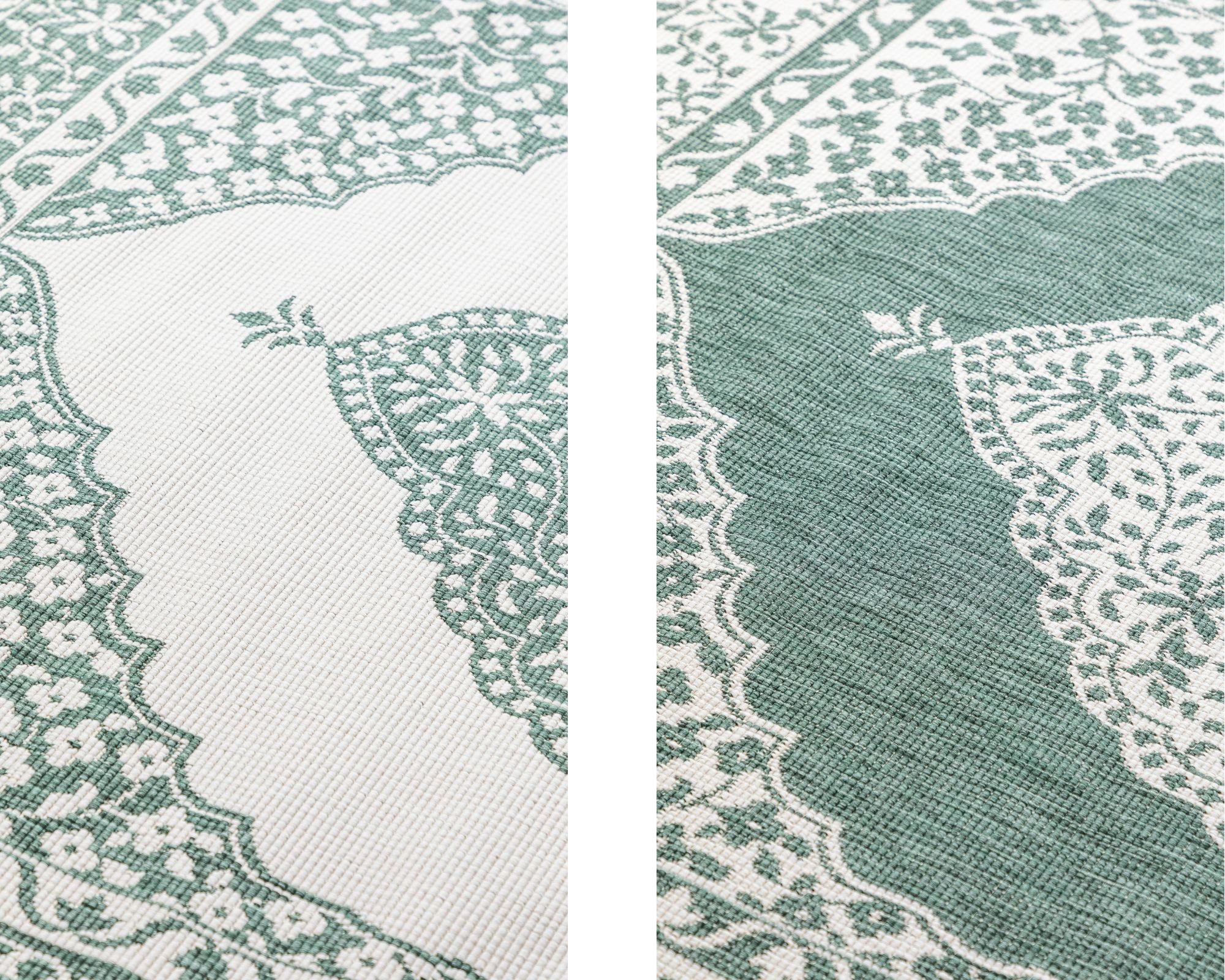 ELLE DECORATION Vloerkleed Meekly omkeerbaar tapijt Vlakweefsel, In-& Outdoor, Modern, tweezijdig, balkon, woonkamer