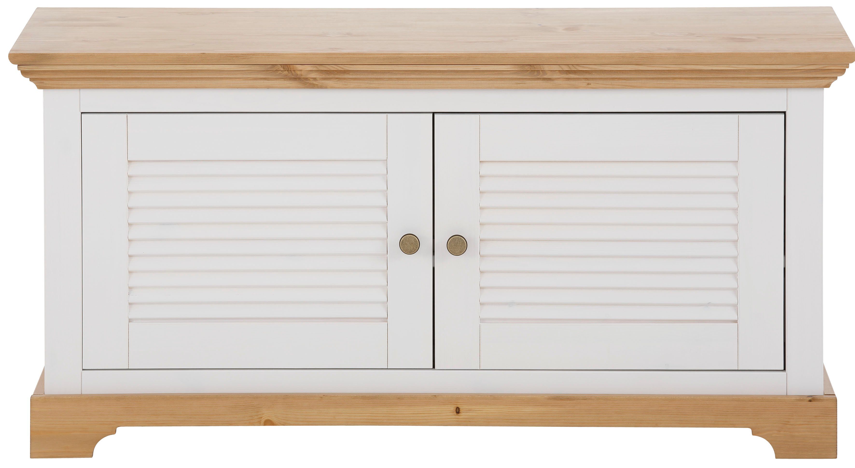 Home affaire Schoenenbank Ayanna Zitbank van massief grenen, FSC®, breedte 94 cm, zithoogte 53 cm