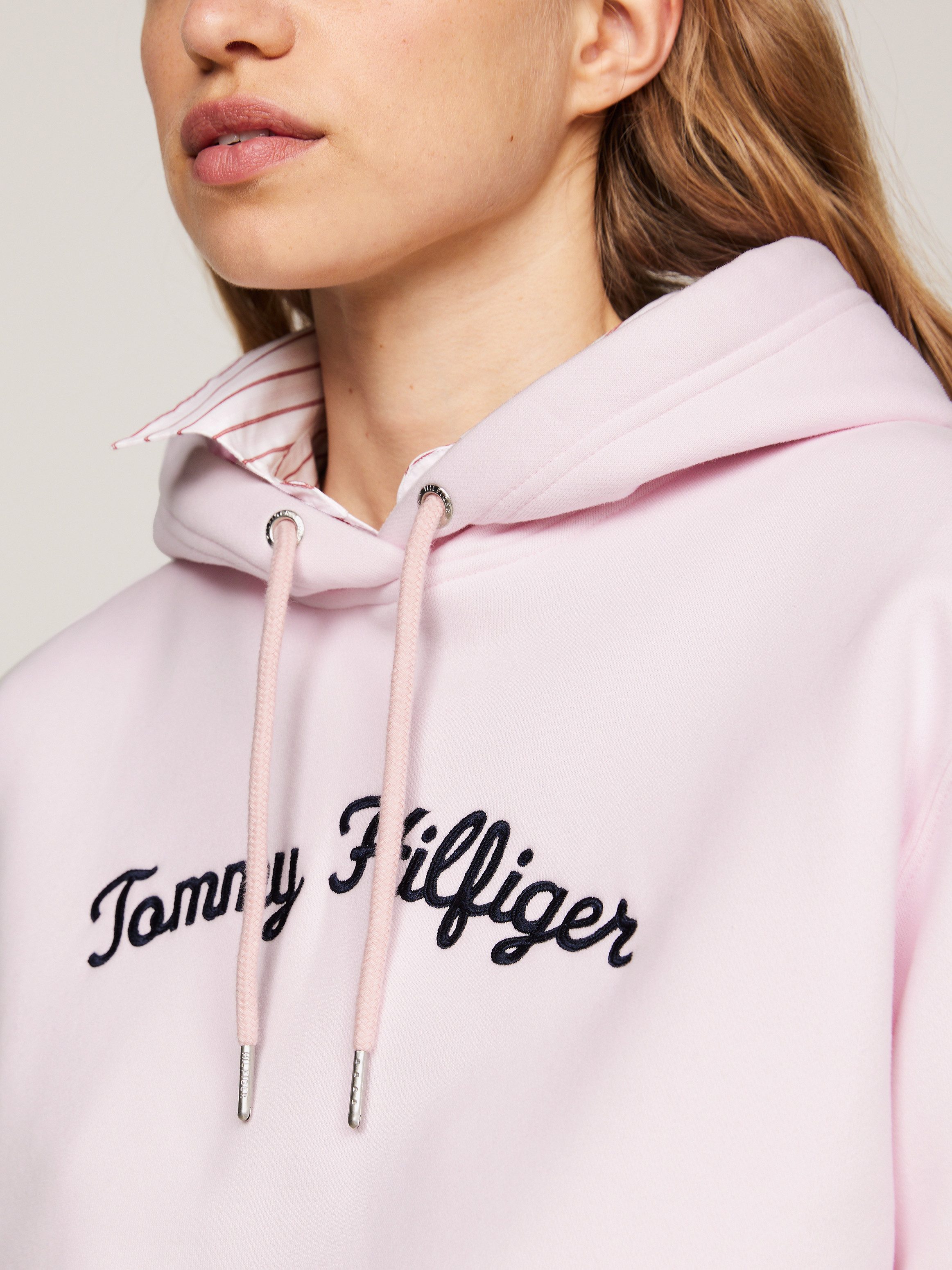 Tommy Hilfiger Hoodie IM REG SCRIPT HILFIGER HOODIE met tommy hilfiger script-logo-opschrift
