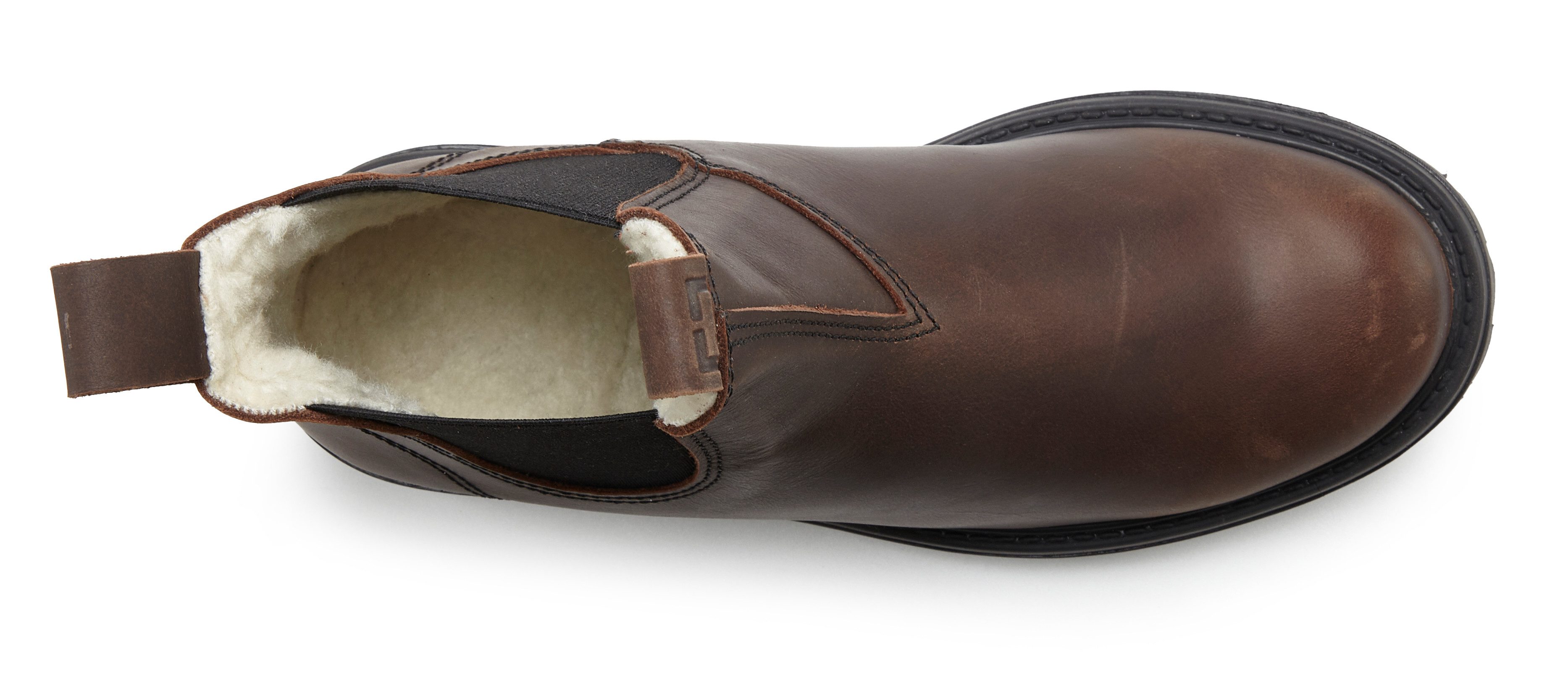 Elbsand Laarsjes van leer in klassieke chelsea-look, laarzen, boots, winterlaarzen