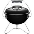weber houtskoolbarbecue smokey joe premium, 37 cm zwart