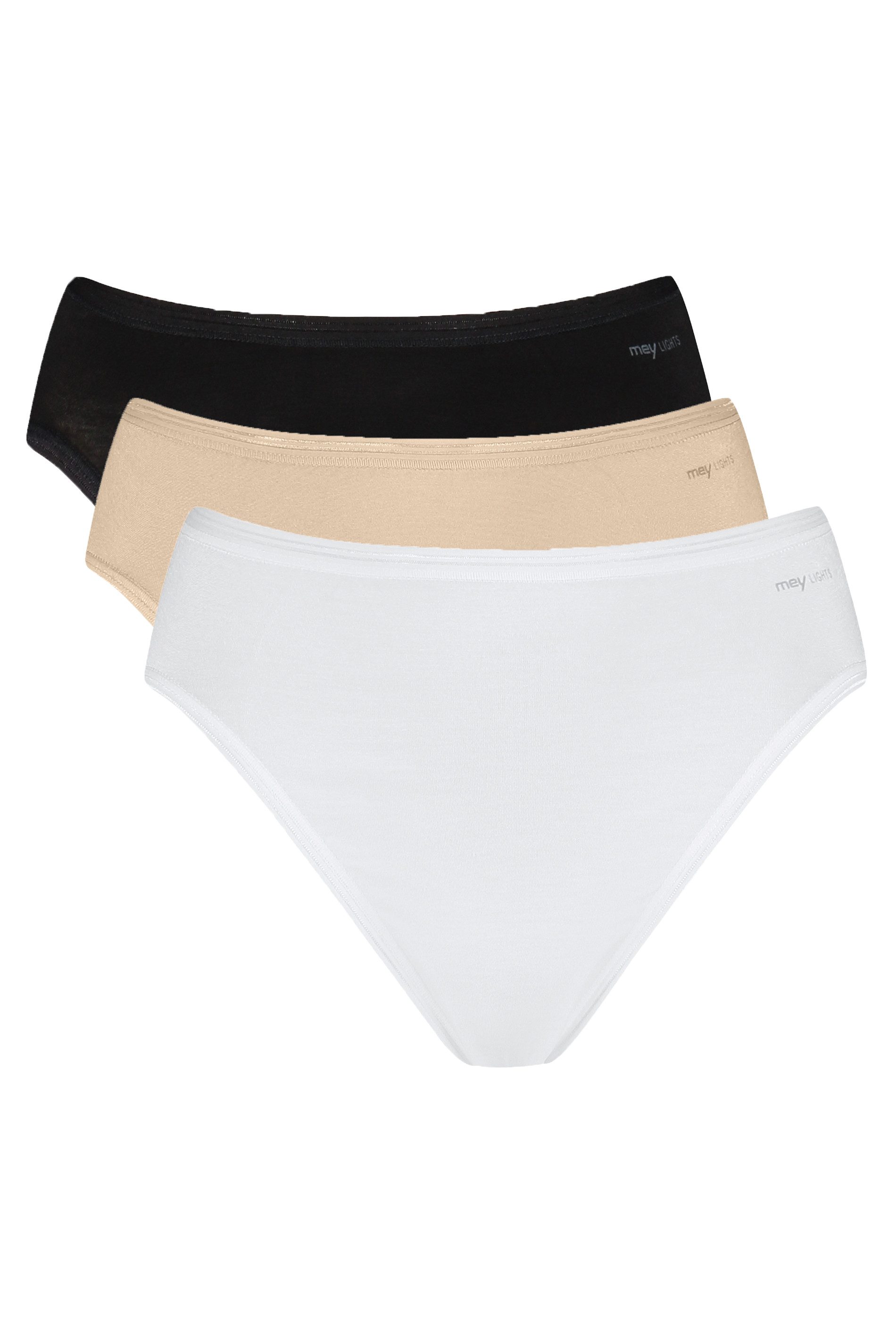 Mey Jazzpants SERIE MEY LIGHTS BASIC met aangenaam draagcomfort (Set van 3) dames slips maat 40 multicolor