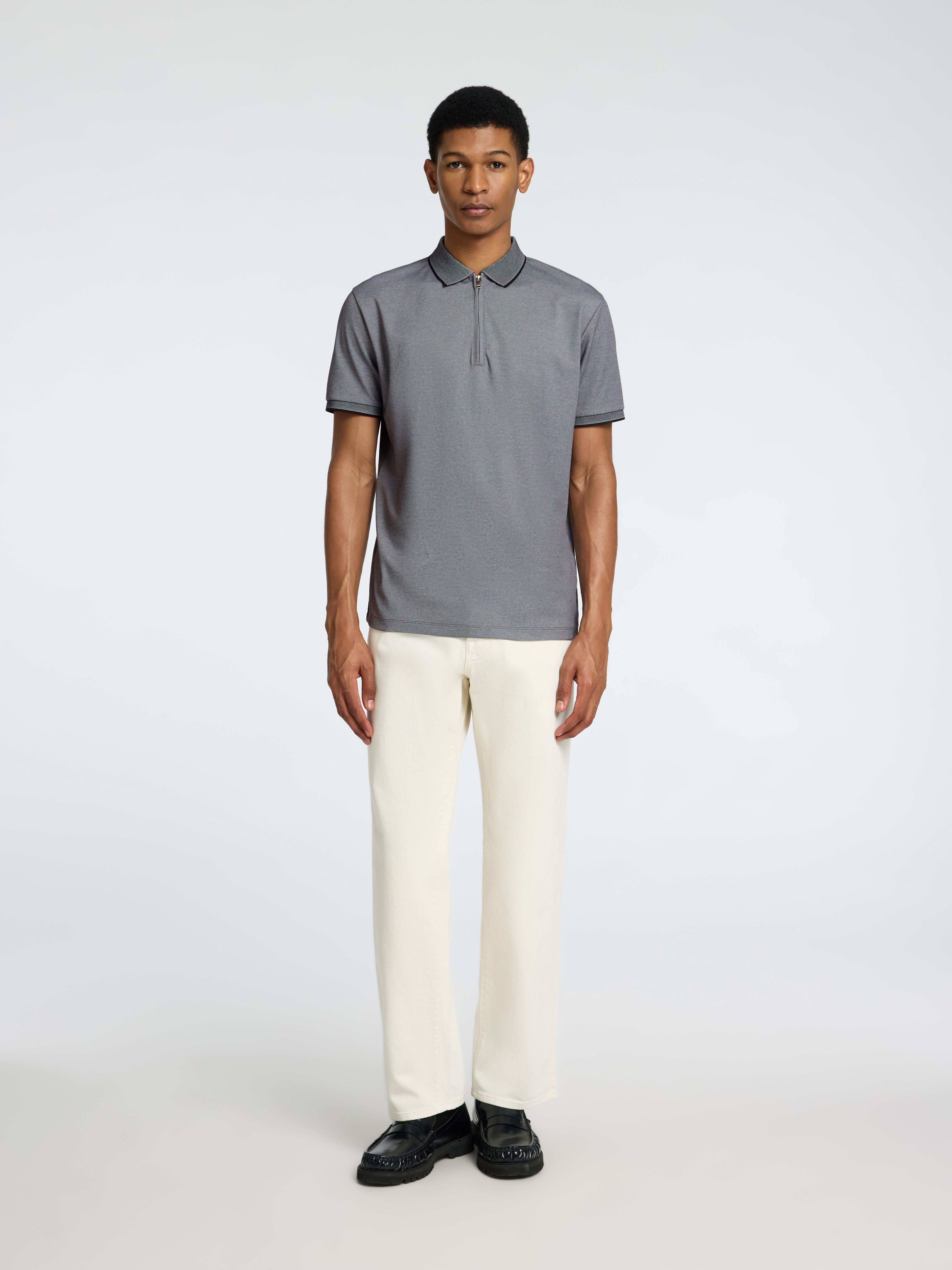 SELECTED HOMME Poloshirt SLHFAVE SPORT ZIP SS POLO NOOS